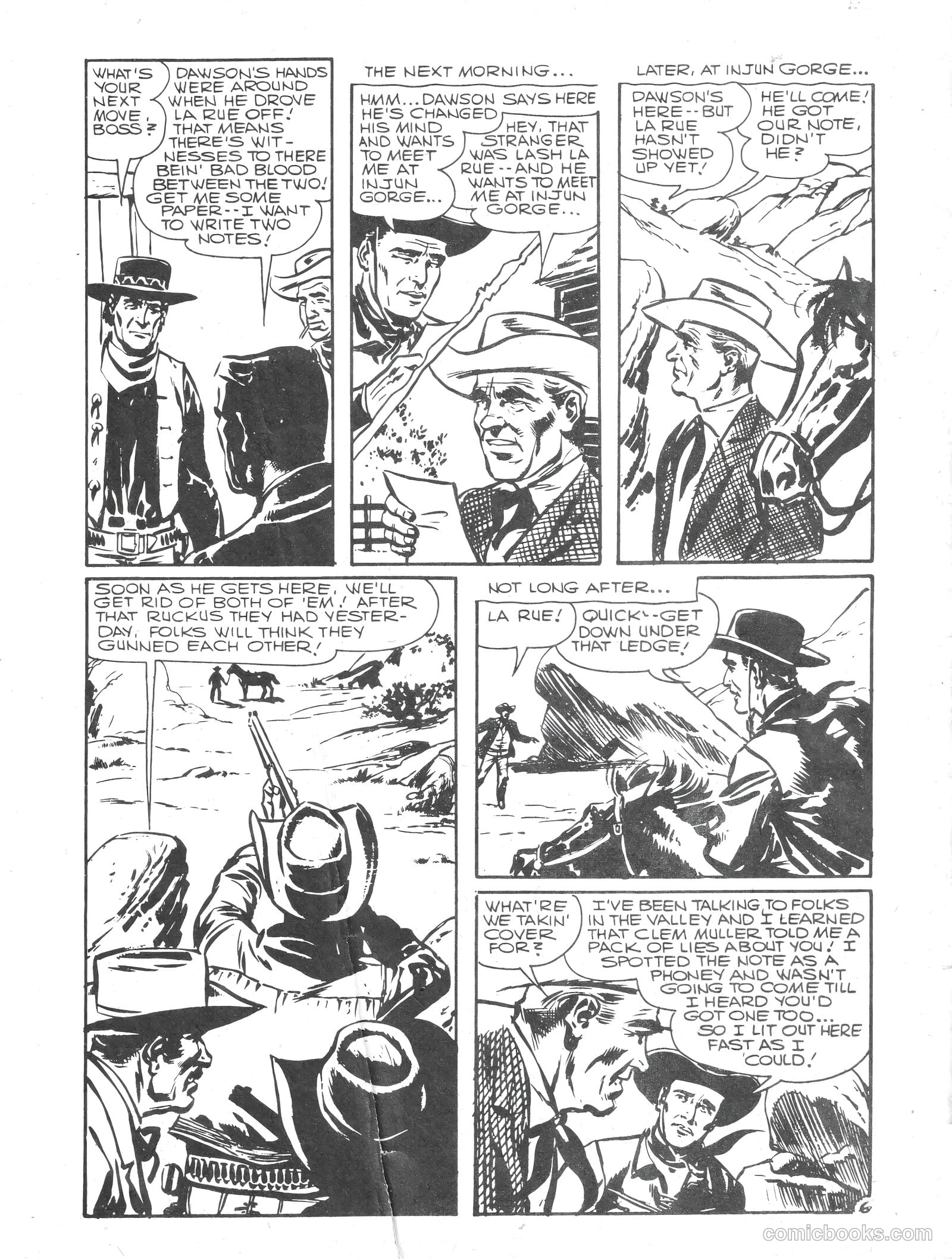 Lash Larue Western #110 (1956) — page 8 of 28