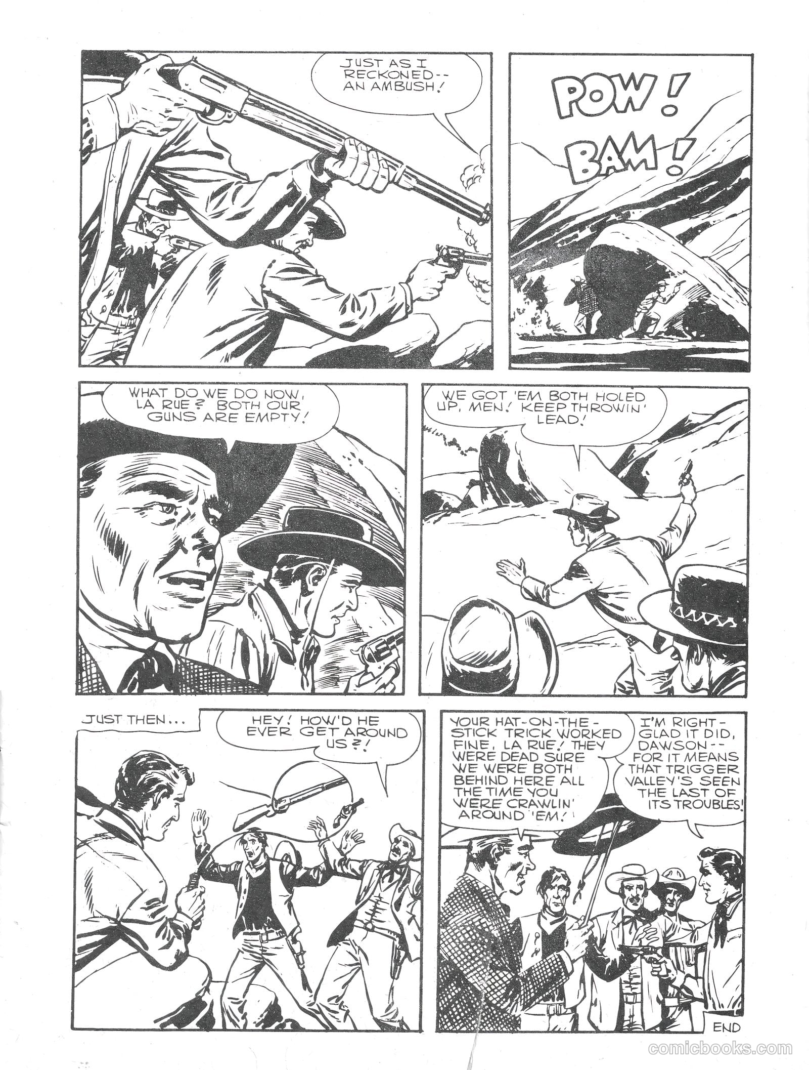 Lash Larue Western #110 (1956) — page 9 of 28