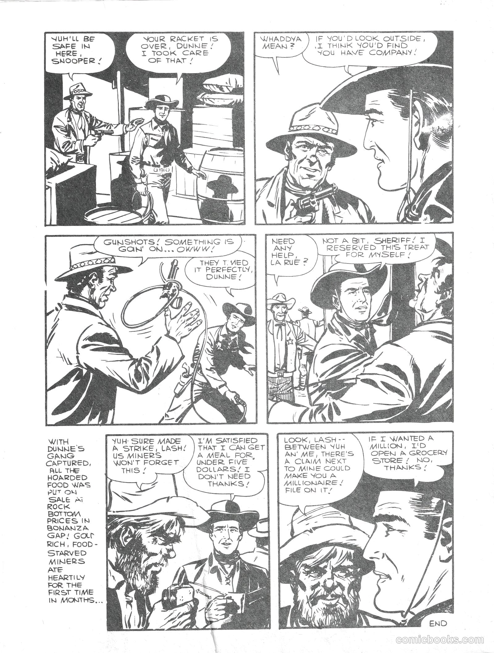 Lash Larue Western #110 (1956) — page 14 of 28