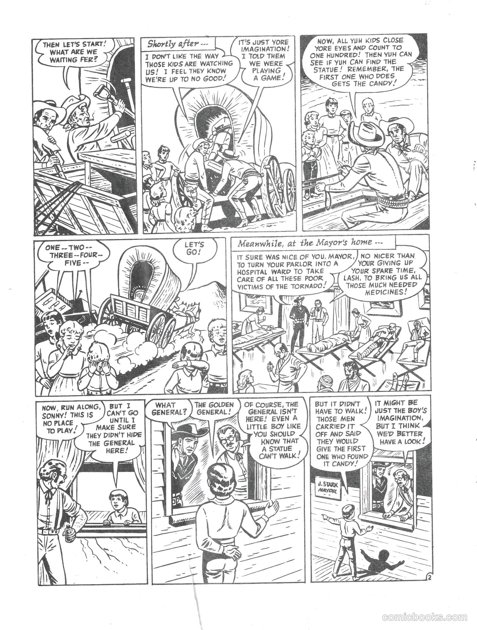 Lash Larue Western #110 (1956) — page 16 of 28