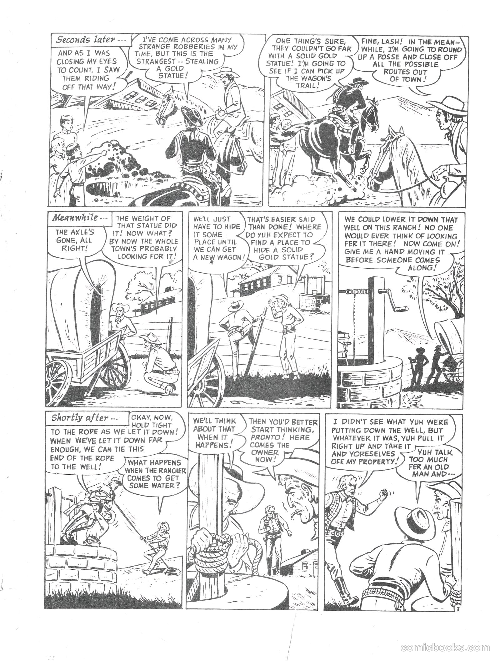 Lash Larue Western #110 (1956) — page 17 of 28