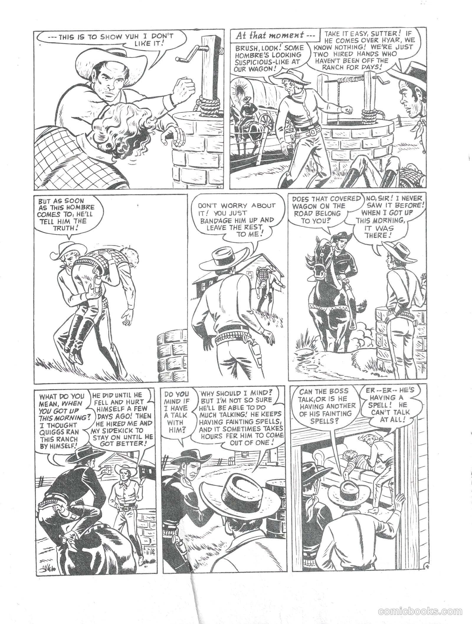 Lash Larue Western #110 (1956) — page 18 of 28
