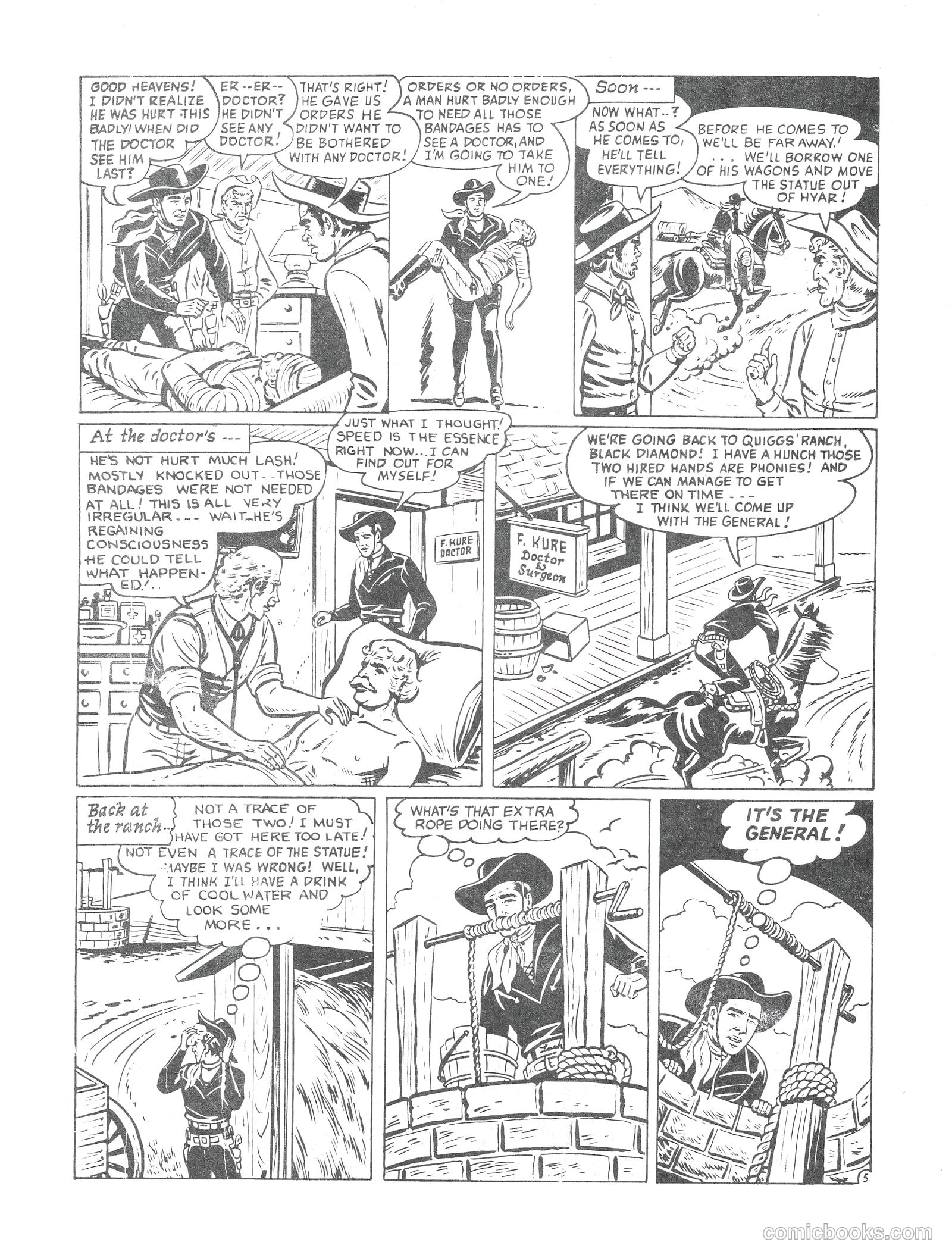 Lash Larue Western #110 (1956) — page 19 of 28