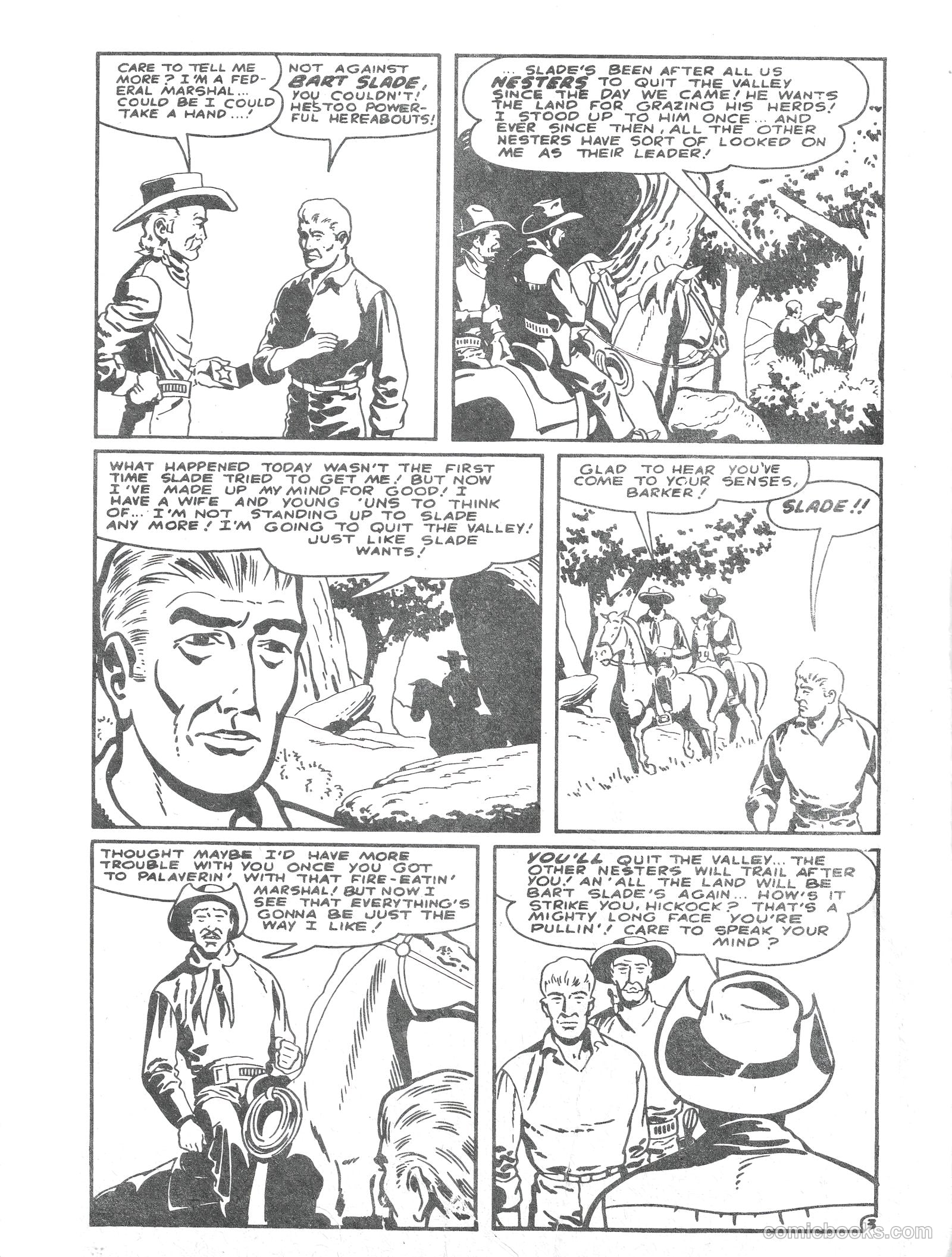 Lash Larue Western #110 (1956) — page 23 of 28