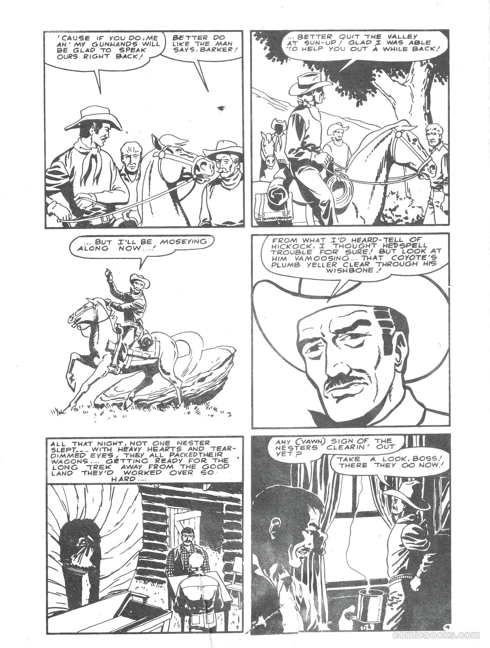 Lash Larue Western #110 (1956) — page 24 of 28