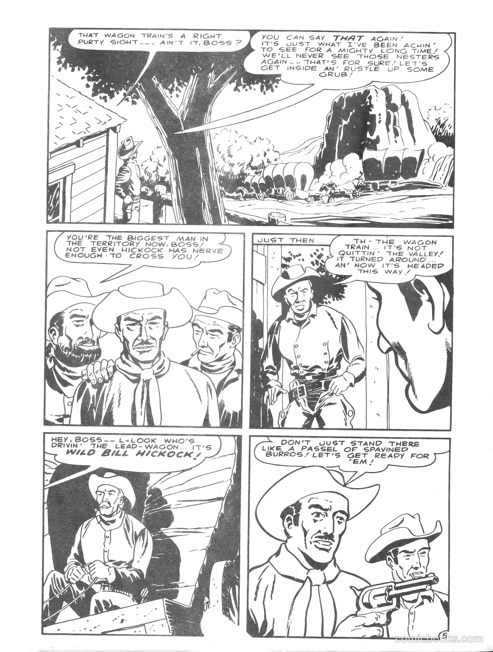 Lash Larue Western #110 (1956) — page 25 of 28