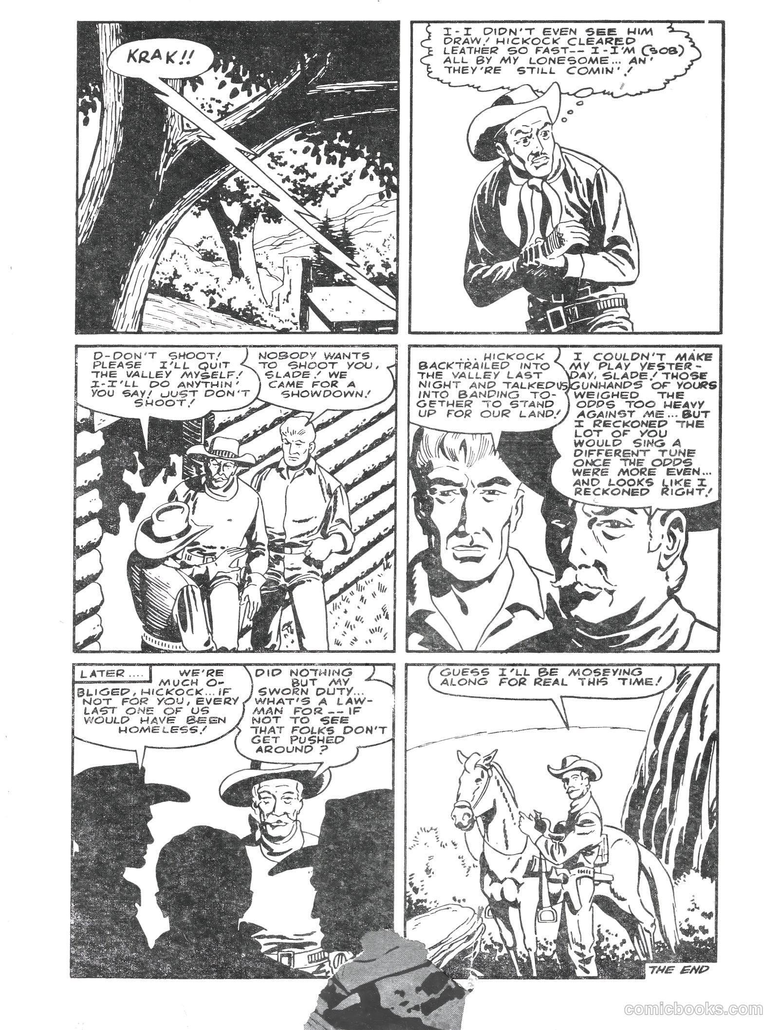 Lash Larue Western #110 (1956) — page 27 of 28
