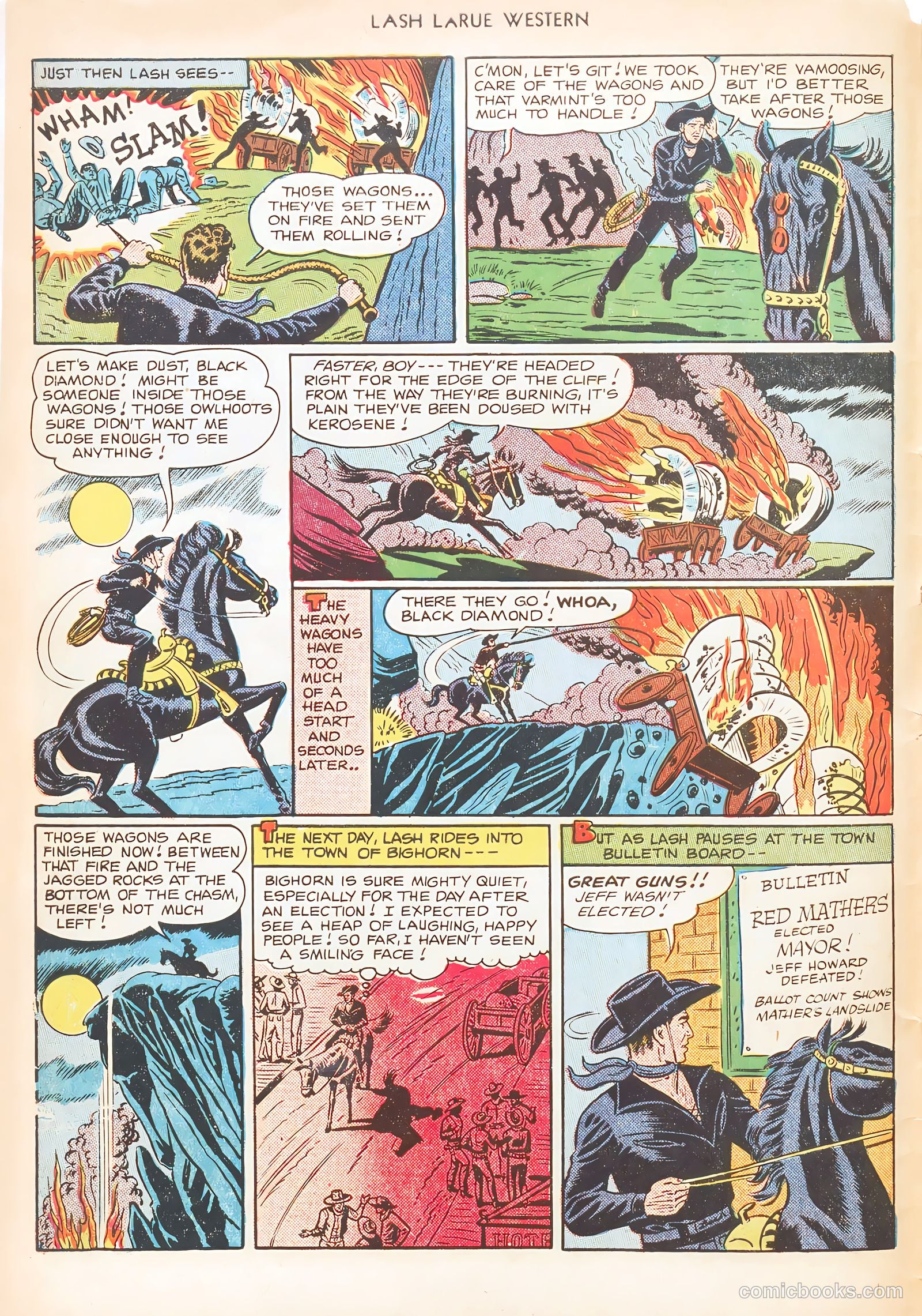 Lash LaRue Western #12 (1951) — page 6 of 52