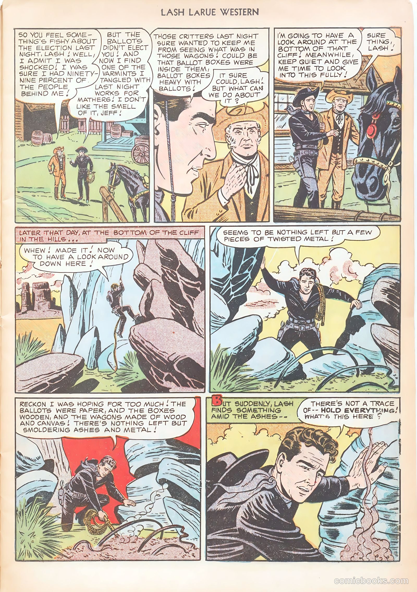 Lash LaRue Western #12 (1951) — page 9 of 52