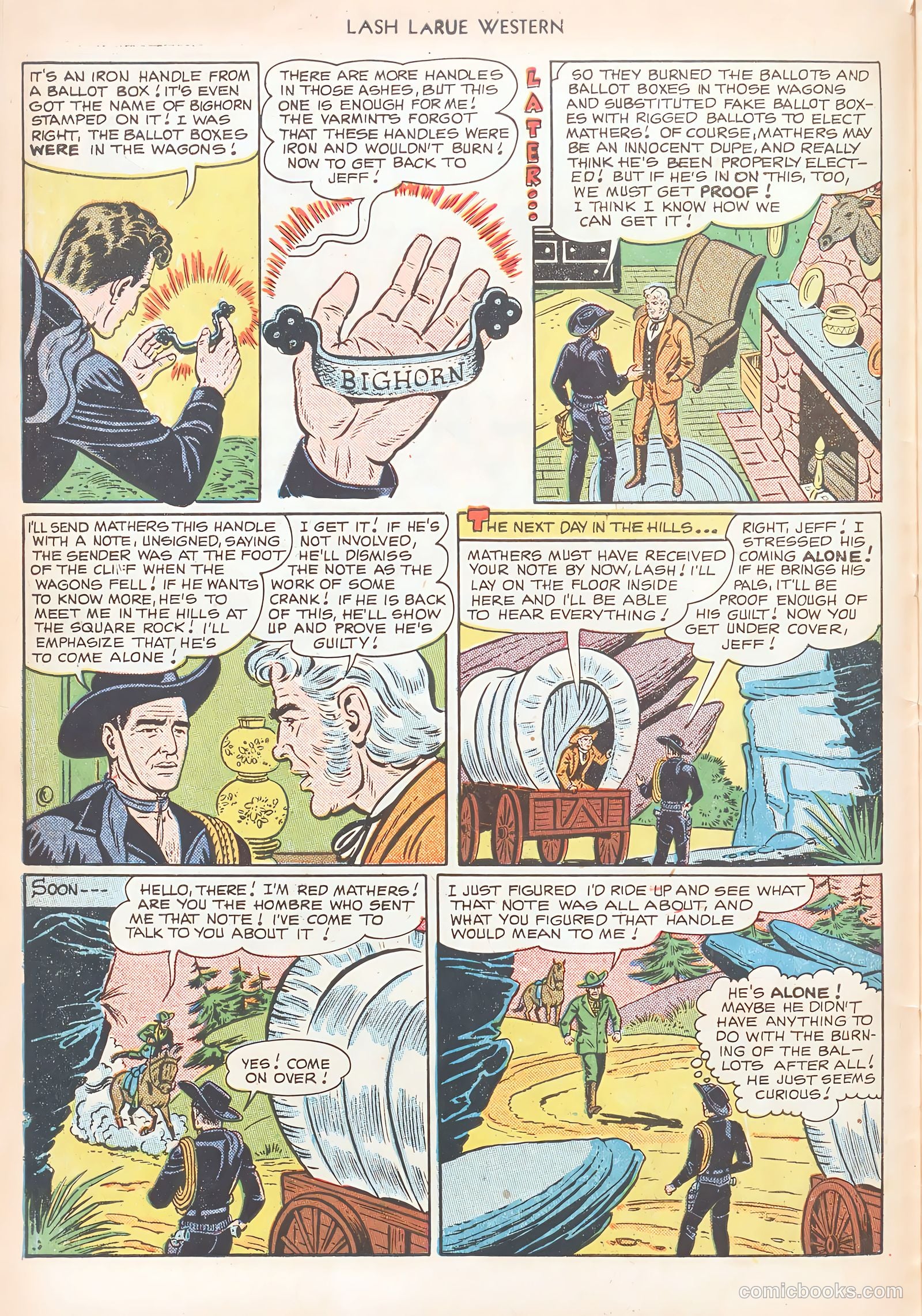 Lash LaRue Western #12 (1951) — page 10 of 52