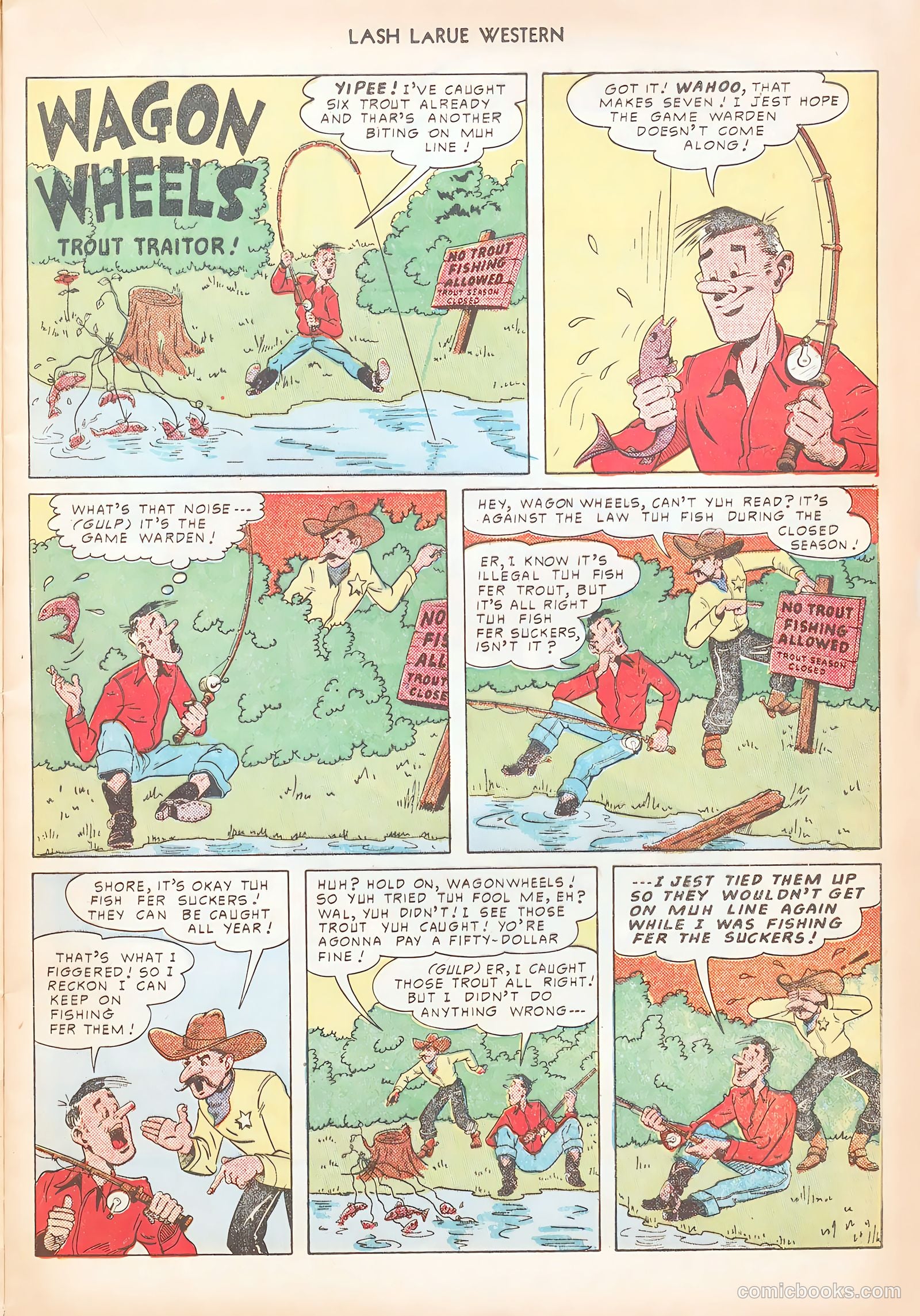 Lash LaRue Western #12 (1951) — page 17 of 52