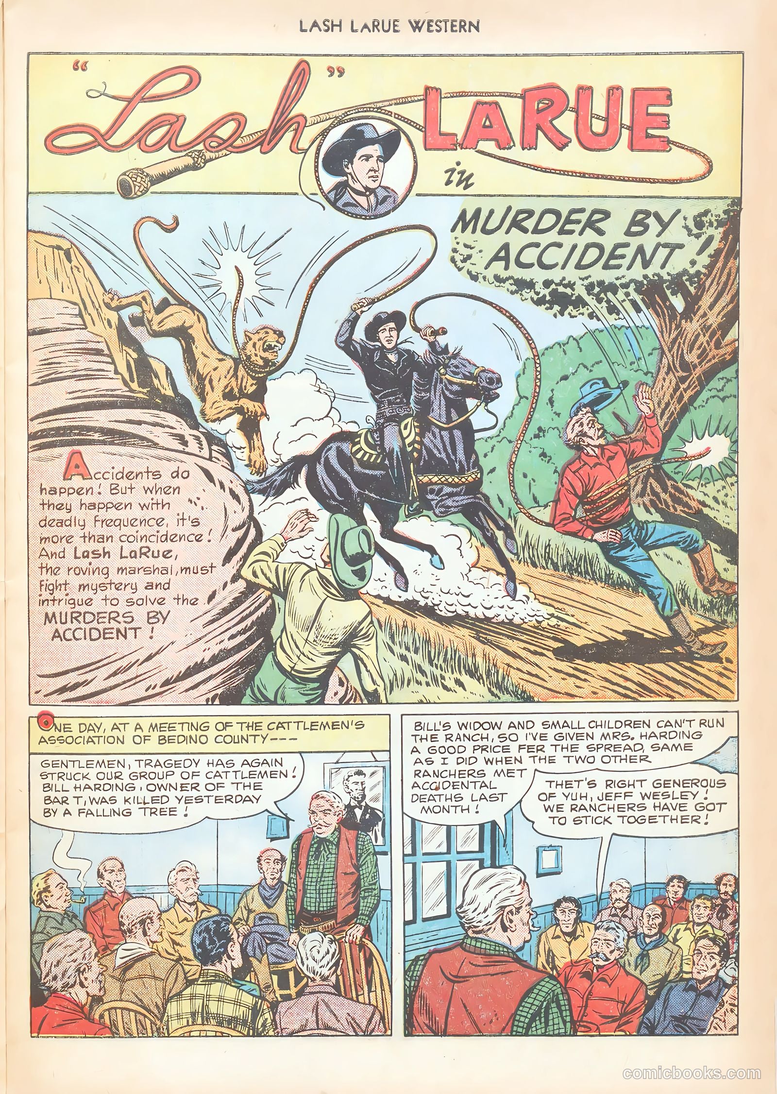 Lash LaRue Western #12 (1951) — page 19 of 52