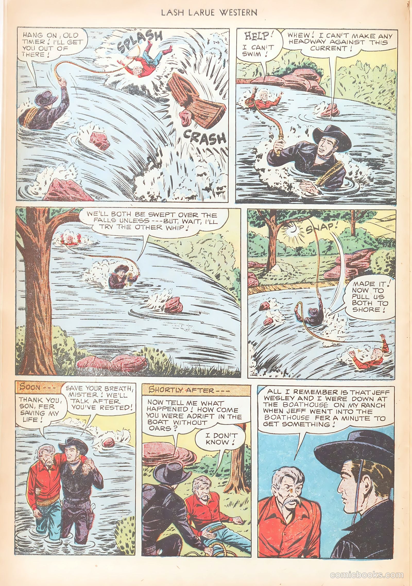 Lash LaRue Western #12 (1951) — page 22 of 52