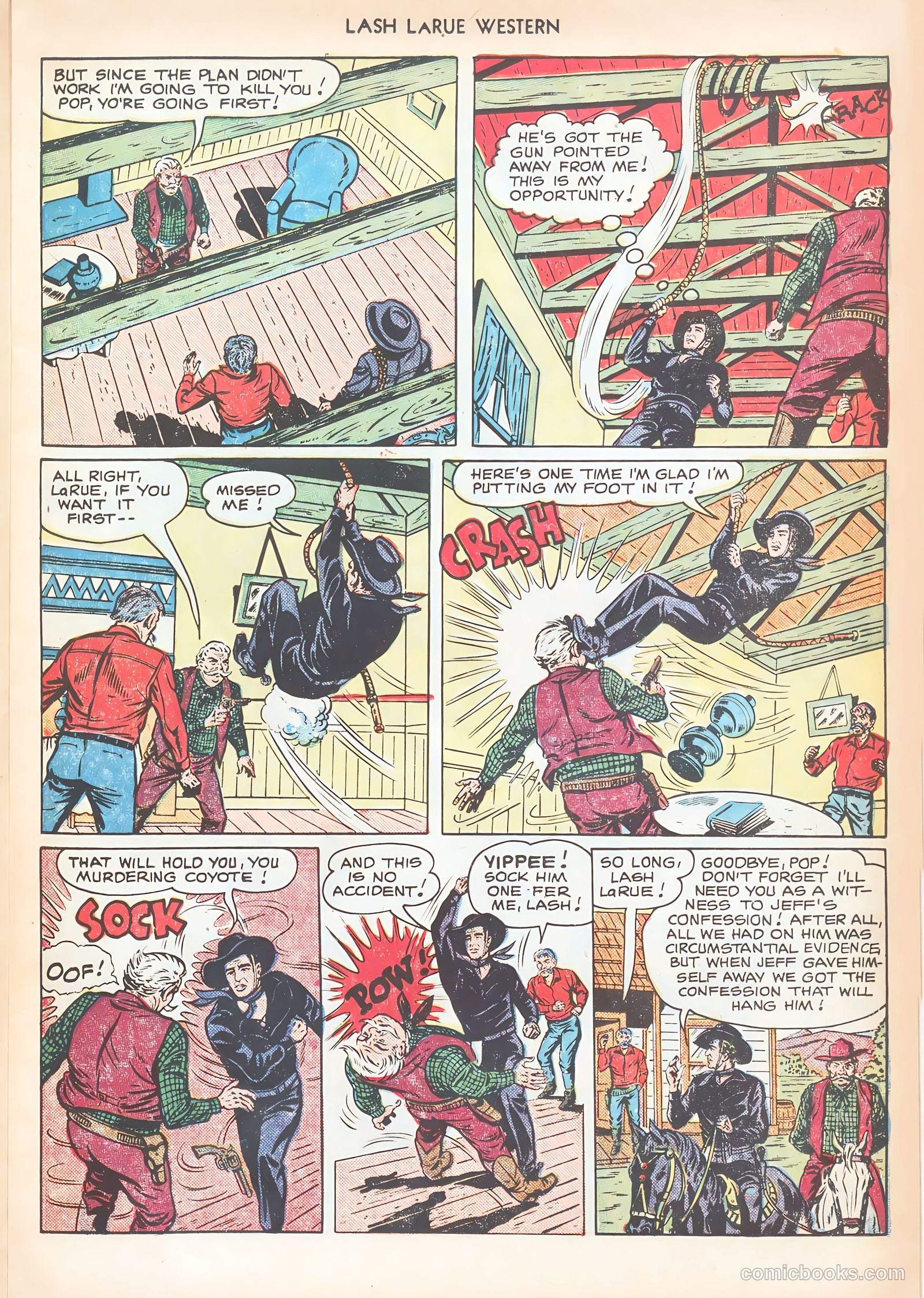 Lash LaRue Western #12 (1951) — page 25 of 52