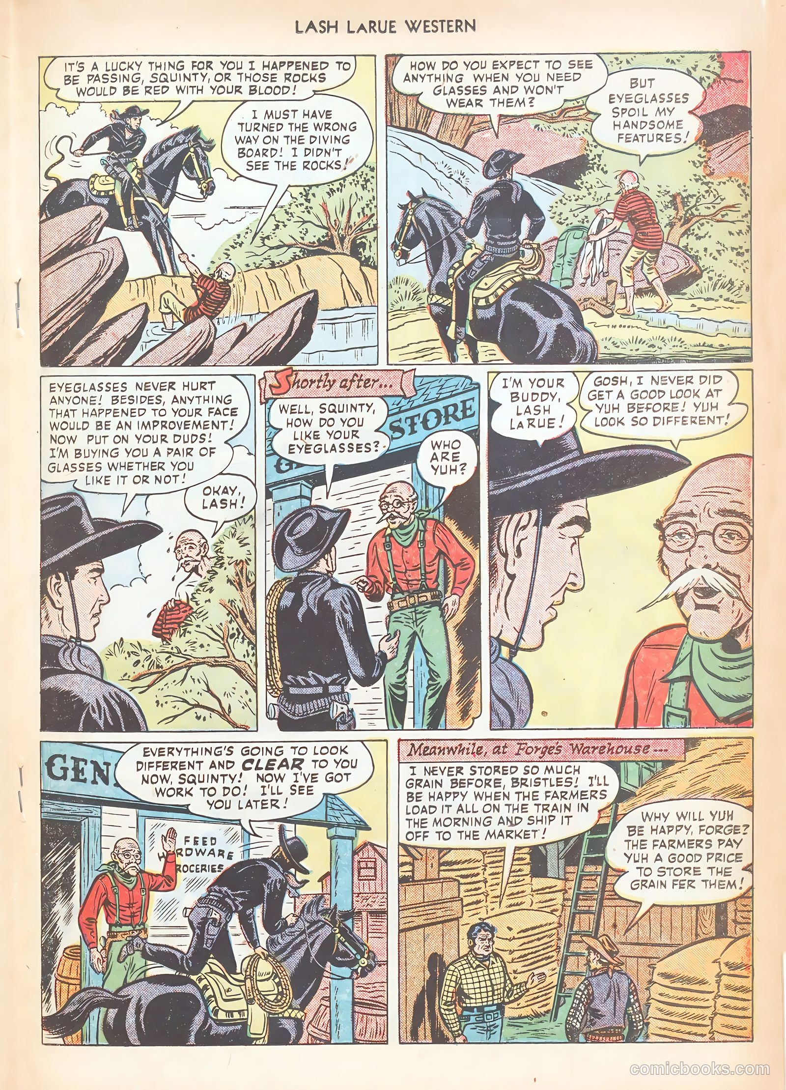 Lash LaRue Western #12 (1951) — page 27 of 52