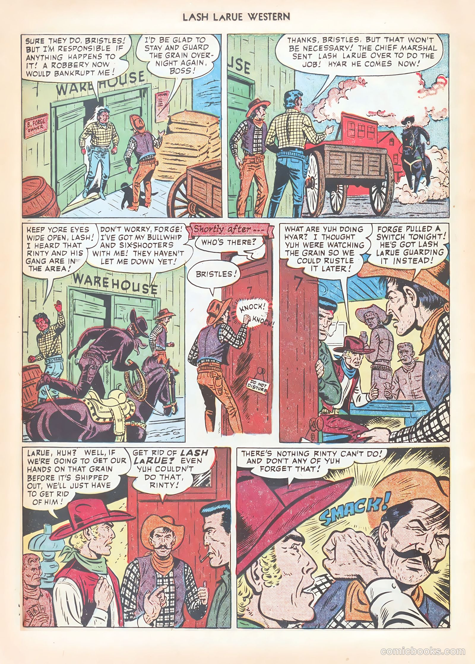 Lash LaRue Western #12 (1951) — page 28 of 52