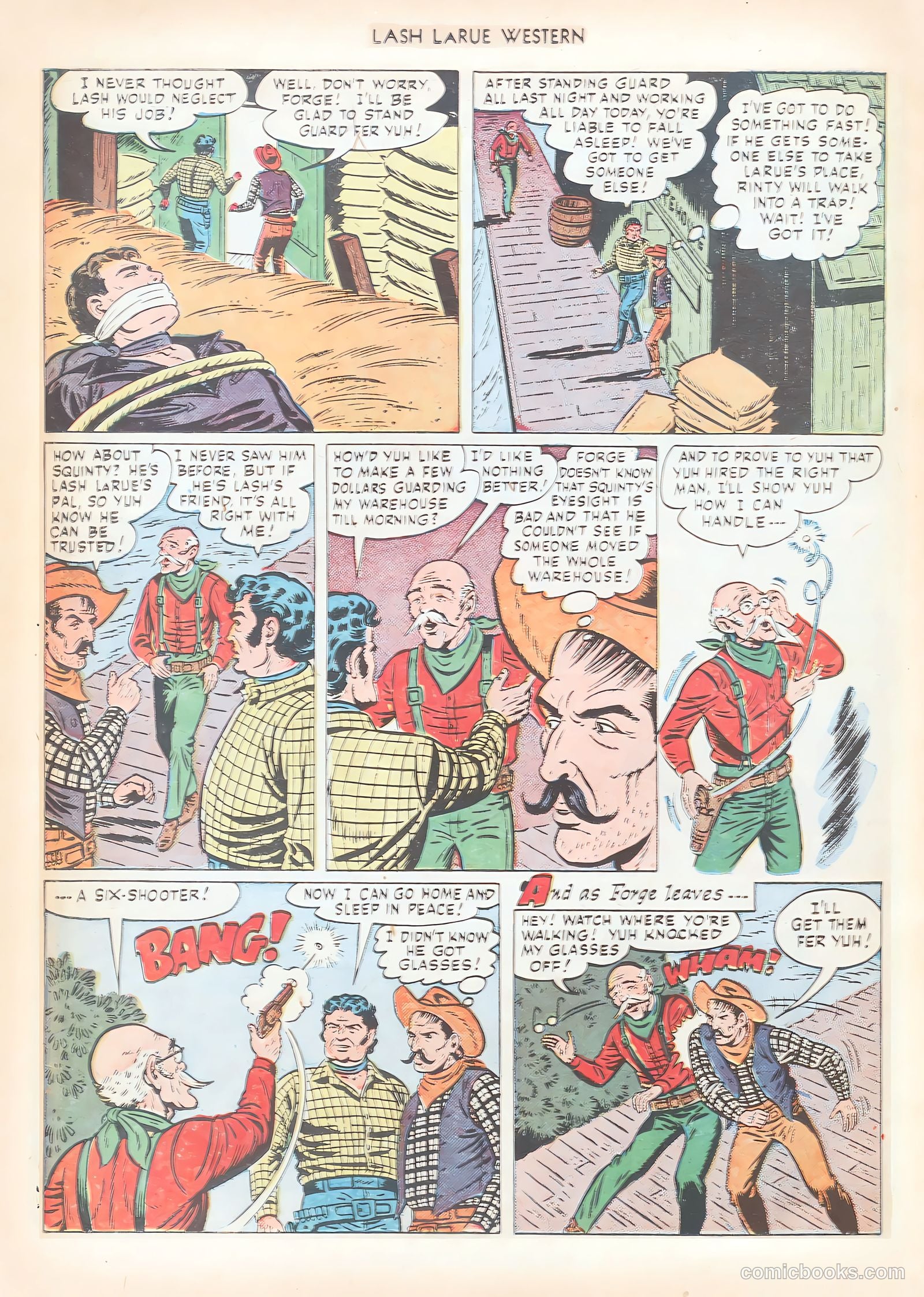 Lash LaRue Western #12 (1951) — page 30 of 52