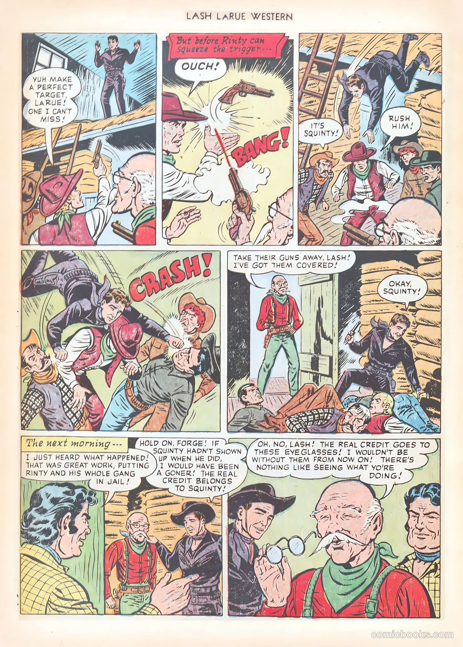 Lash LaRue Western #12 (1951) — page 32 of 52
