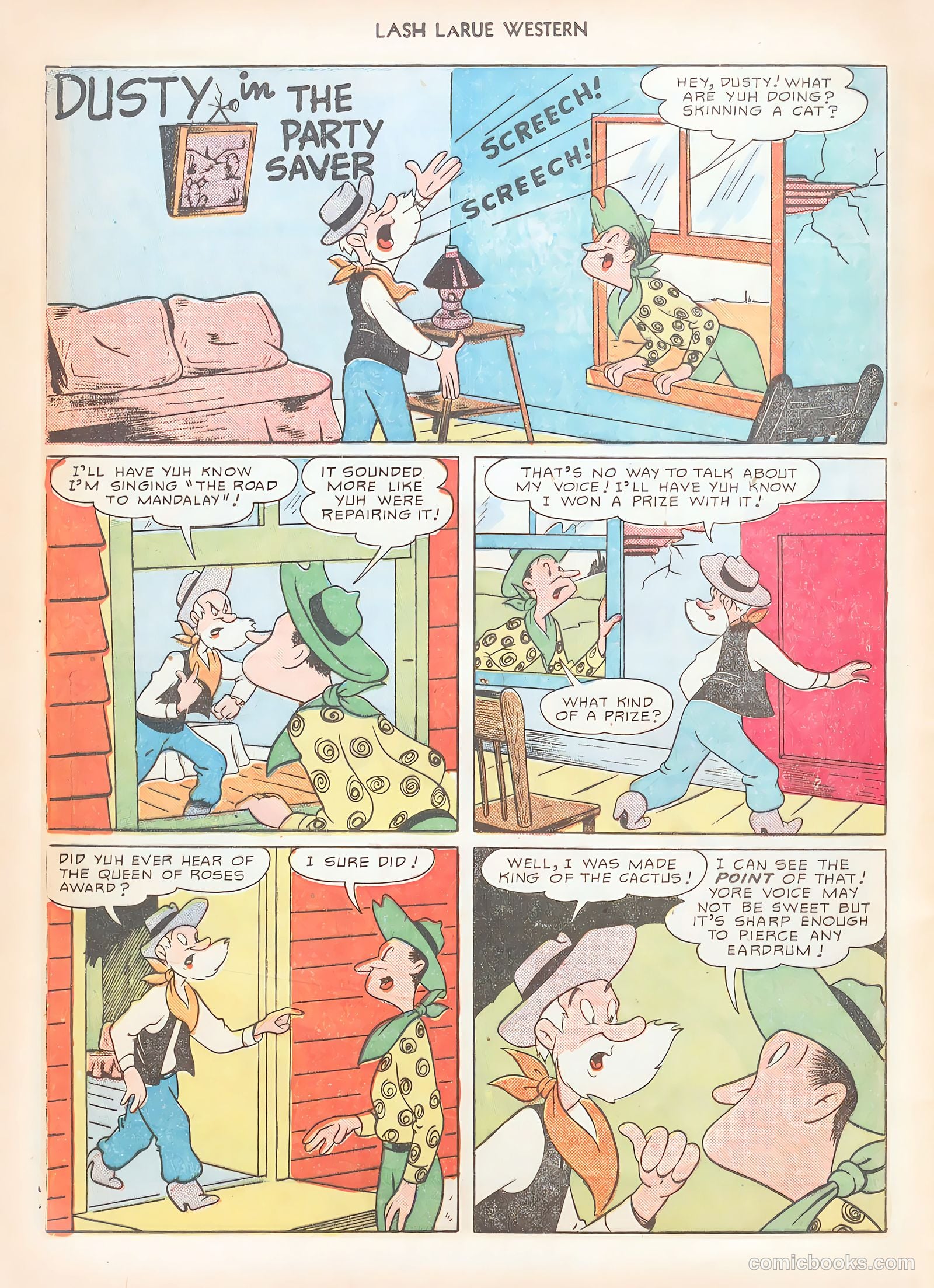 Lash LaRue Western #12 (1951) — page 36 of 52