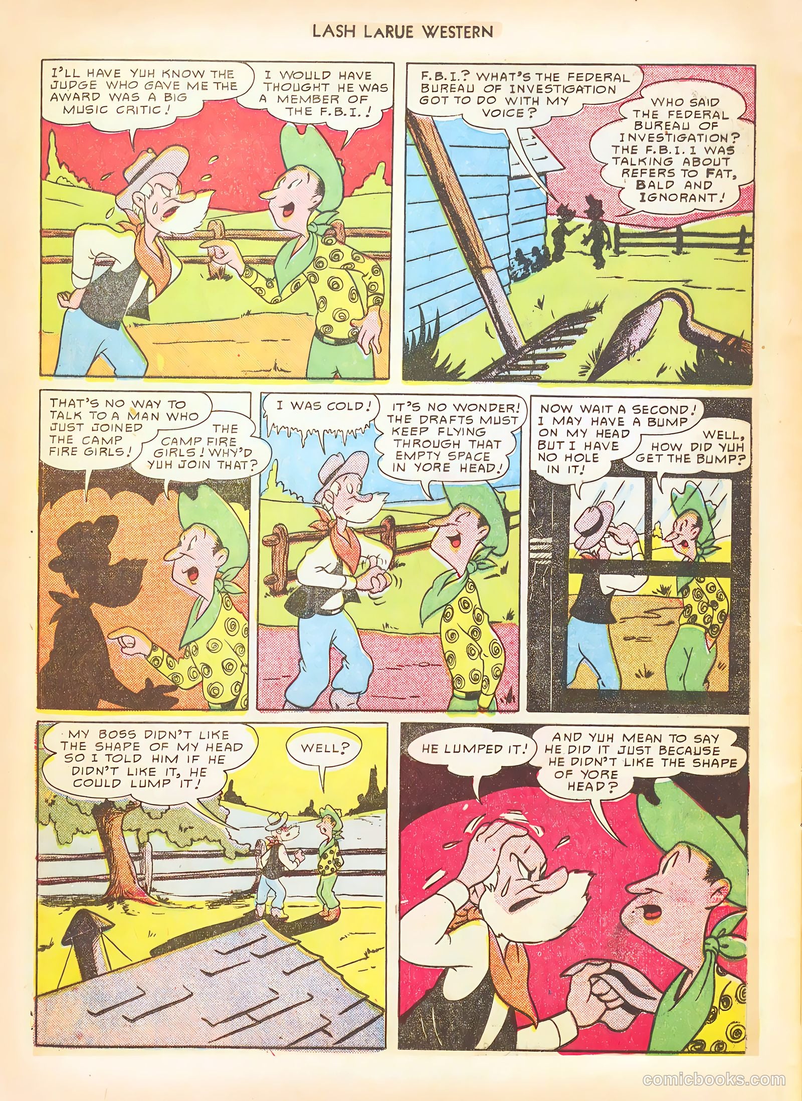 Lash LaRue Western #12 (1951) — page 37 of 52