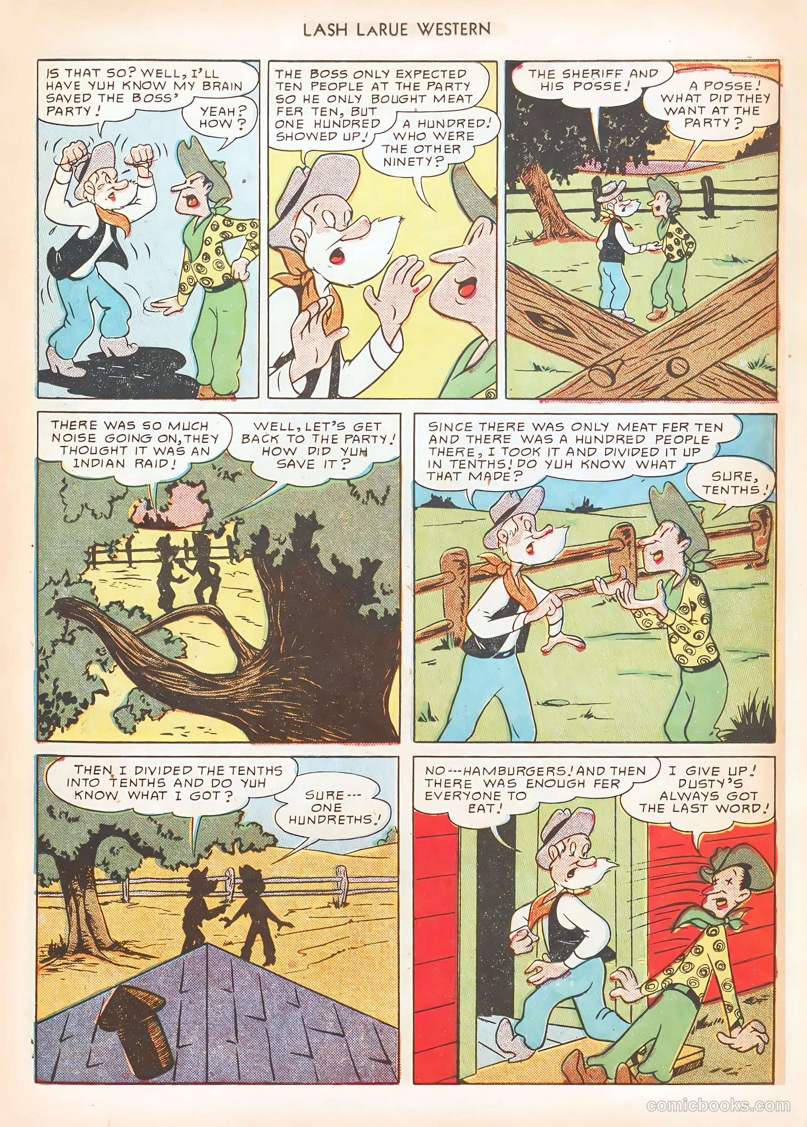 Lash LaRue Western #12 (1951) — page 39 of 52
