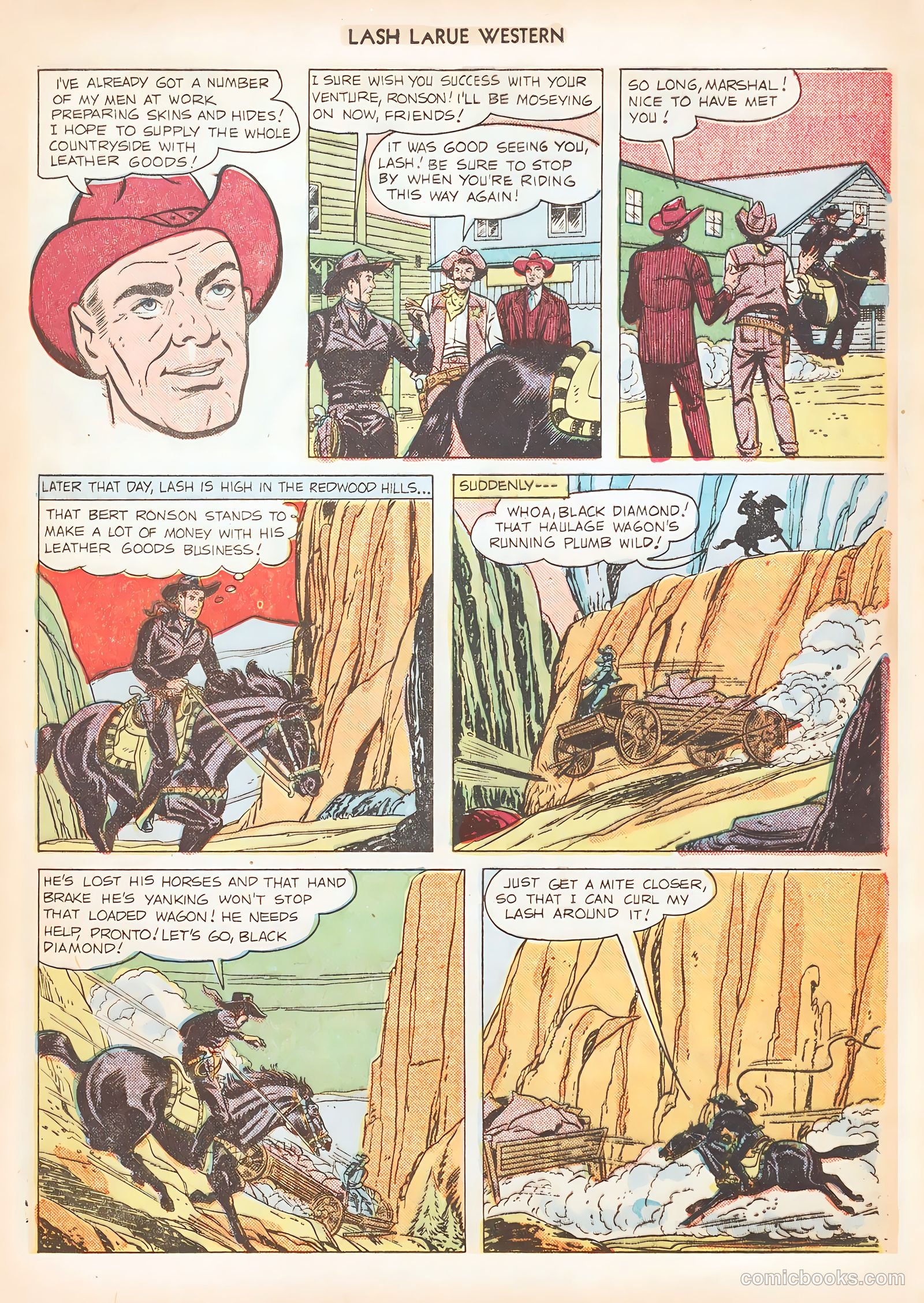 Lash LaRue Western #12 (1951) — page 41 of 52