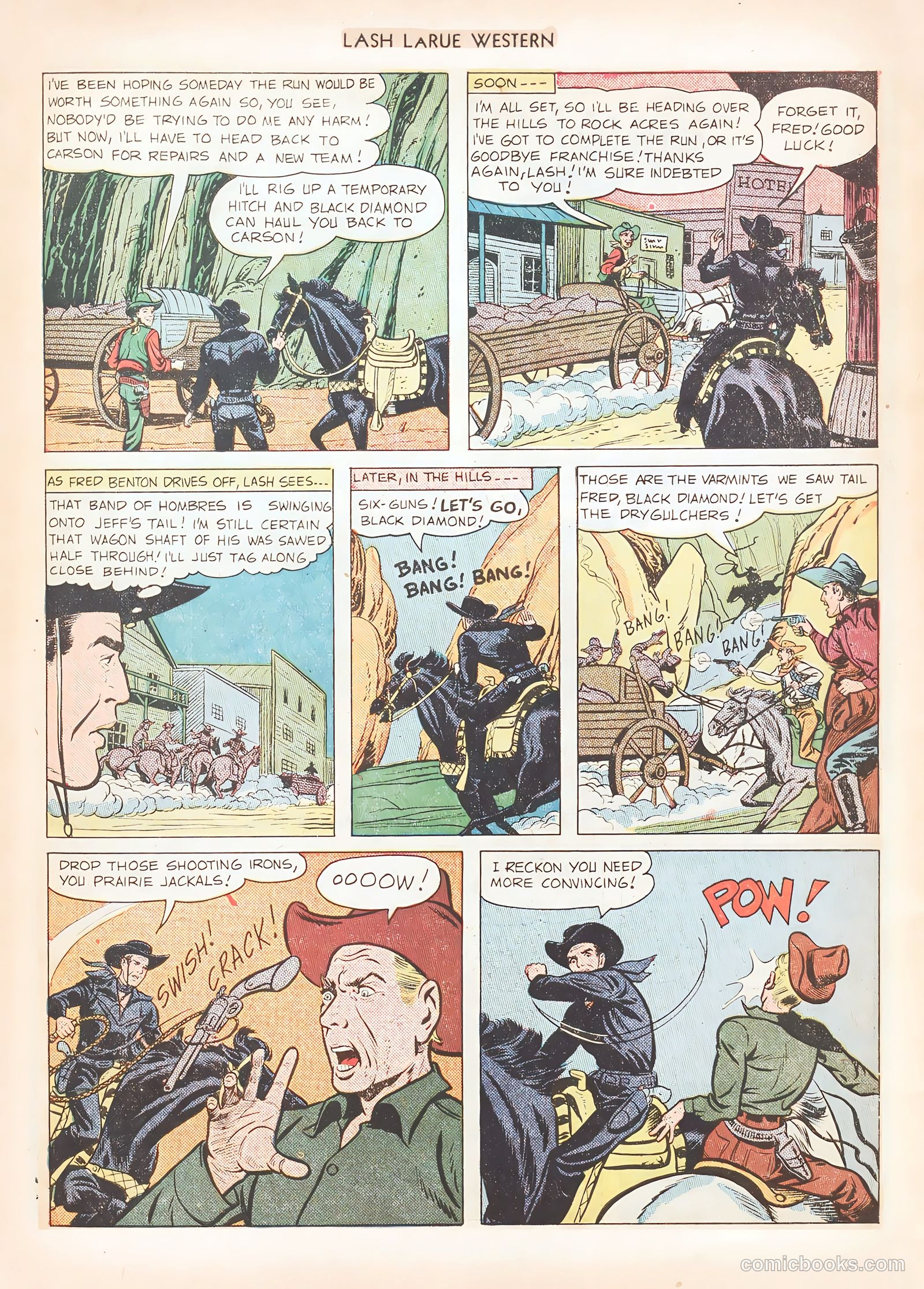 Lash LaRue Western #12 (1951) — page 43 of 52