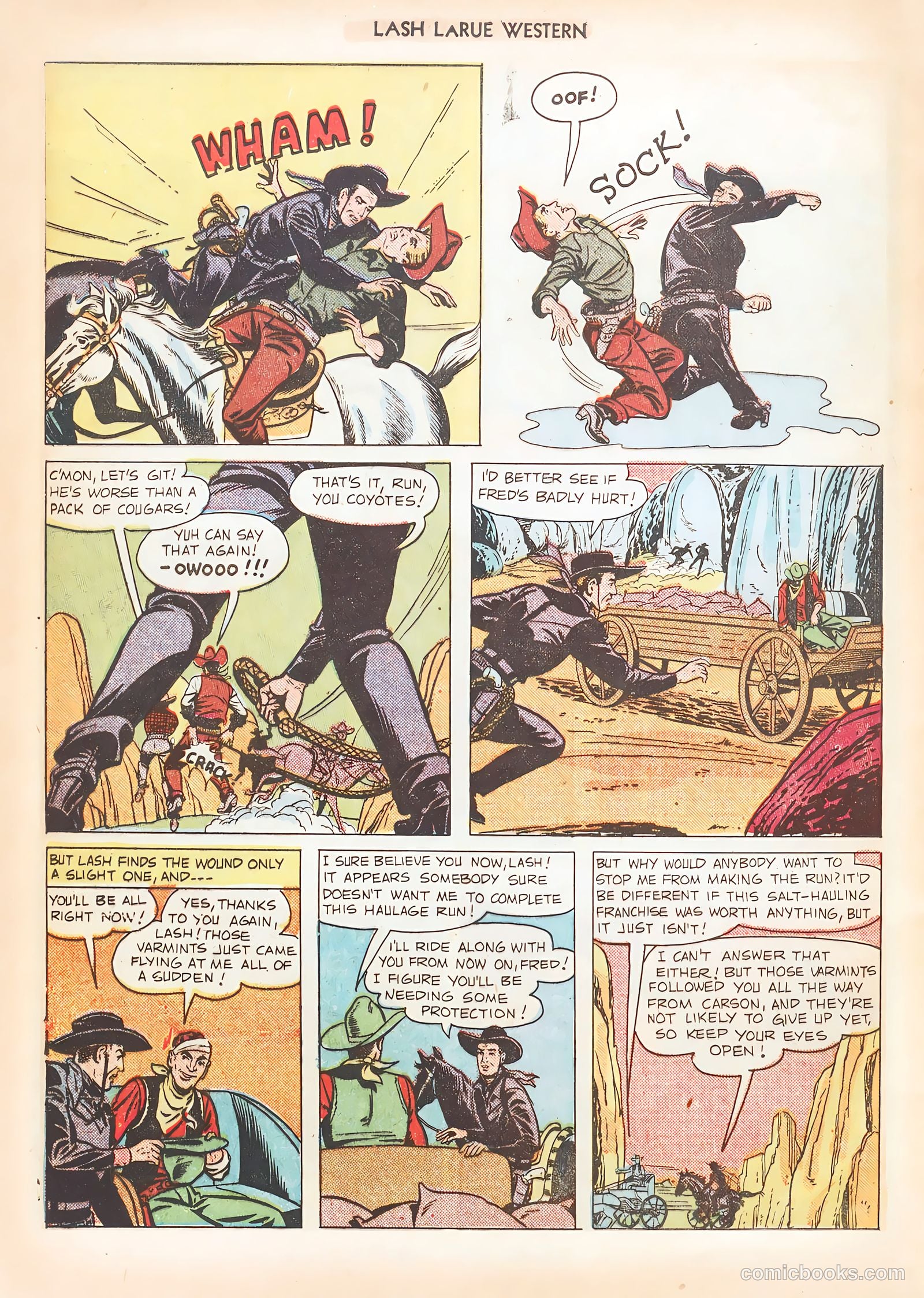 Lash LaRue Western #12 (1951) — page 44 of 52