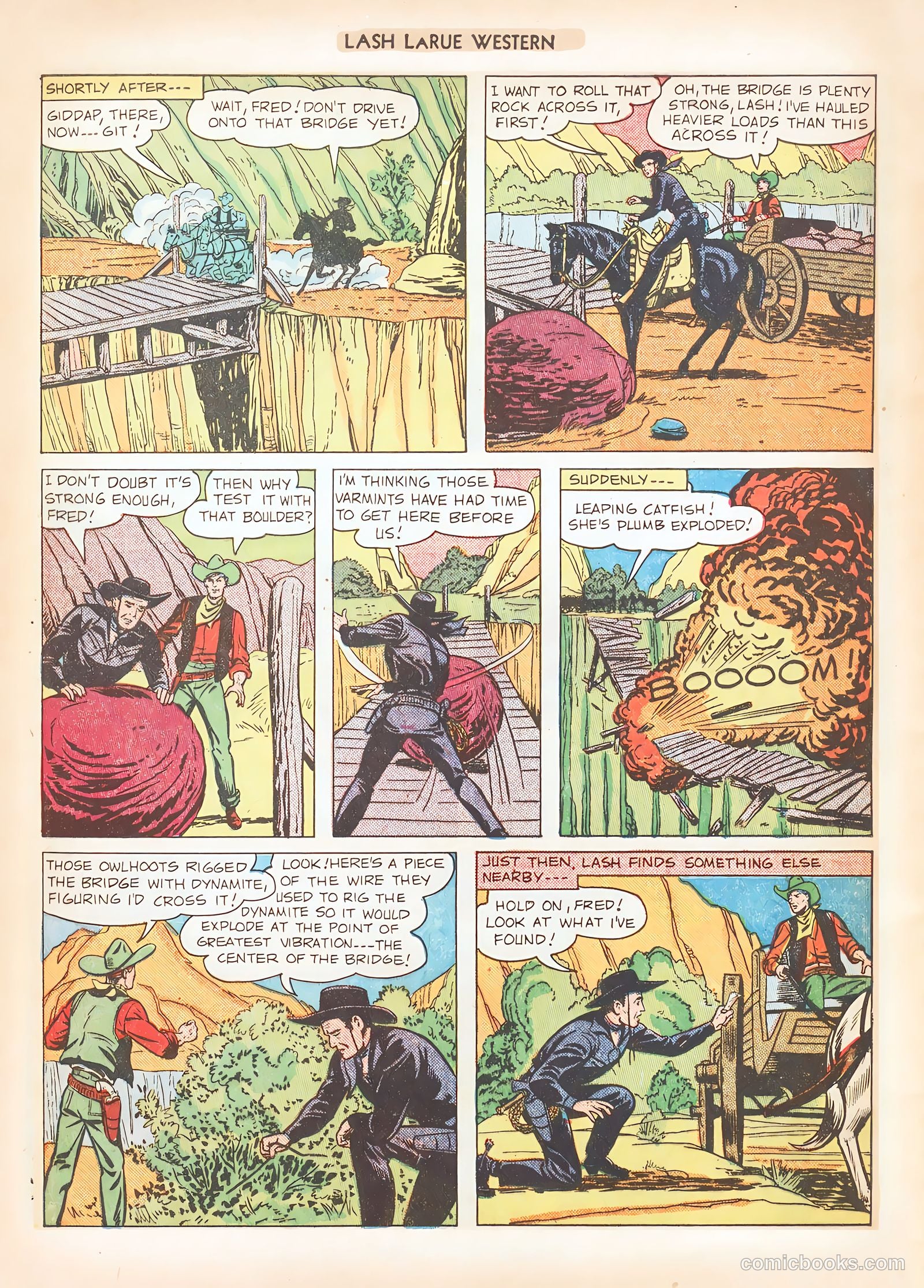 Lash LaRue Western #12 (1951) — page 45 of 52
