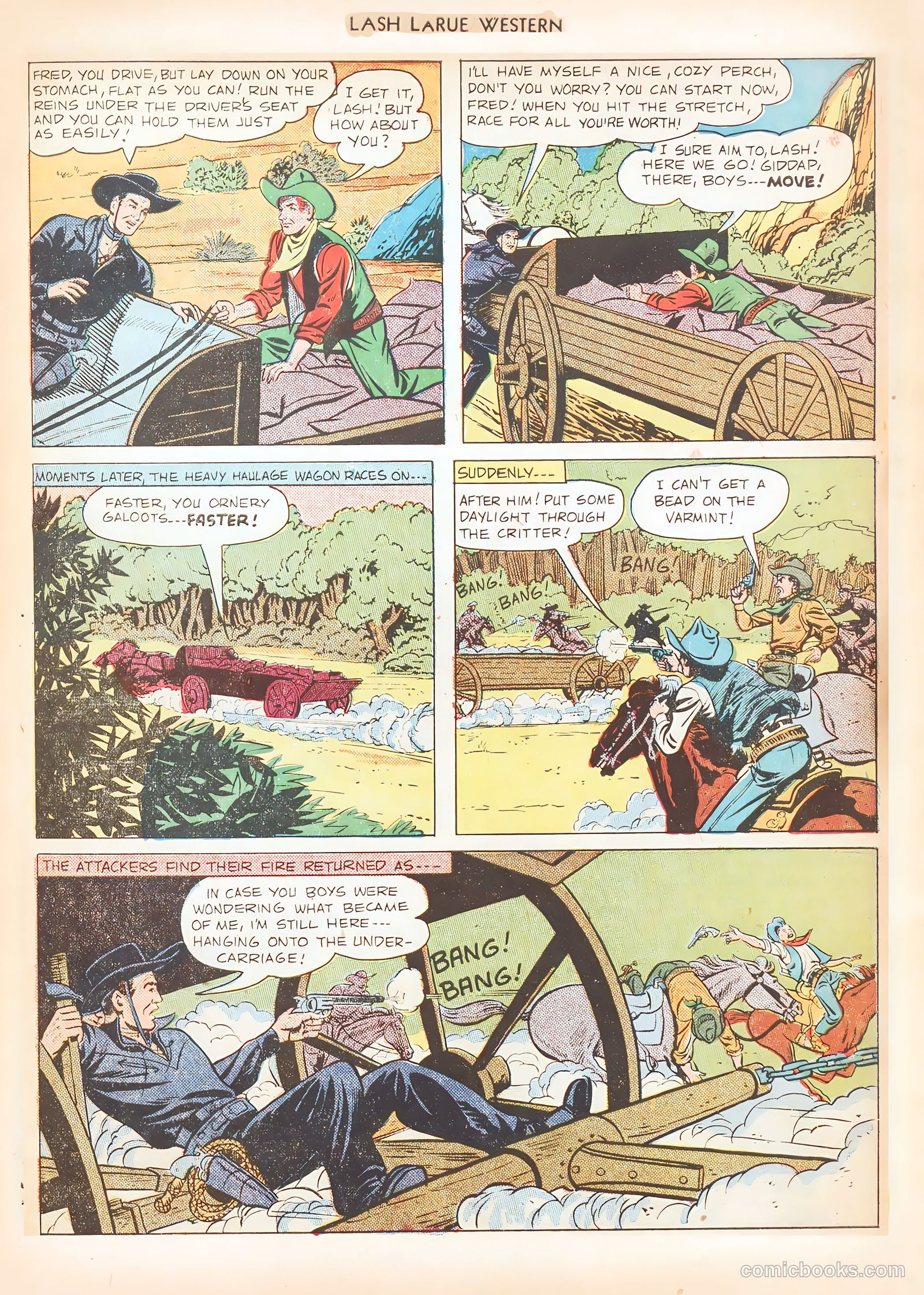 Lash LaRue Western #12 (1951) — page 47 of 52