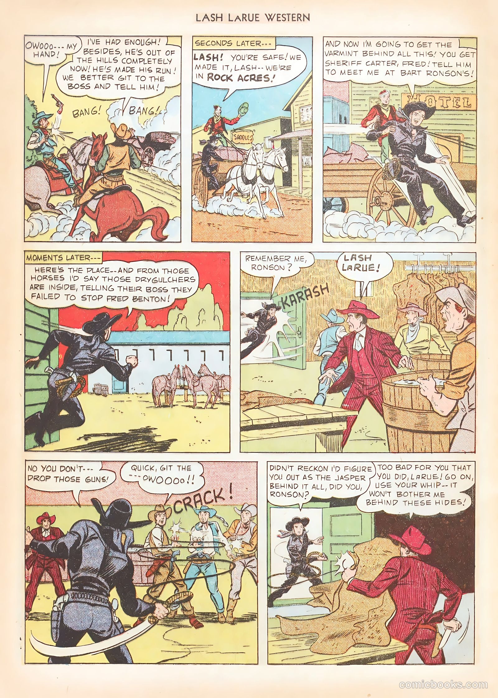 Lash LaRue Western #12 (1951) — page 48 of 52