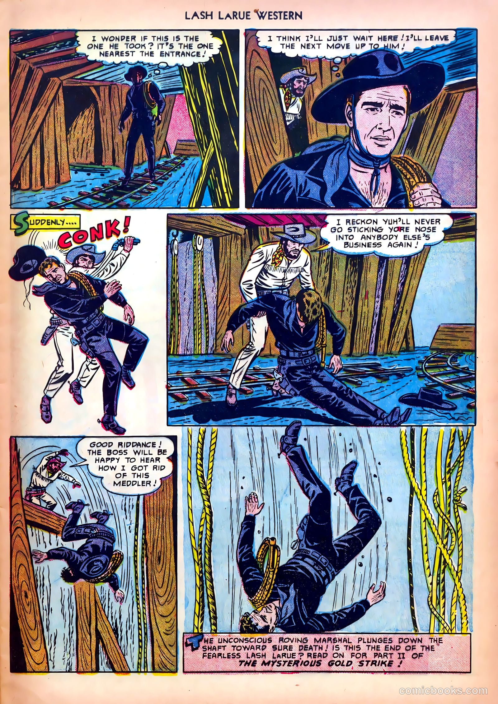 Lash LaRue Western #13 (1951) — page 9 of 36