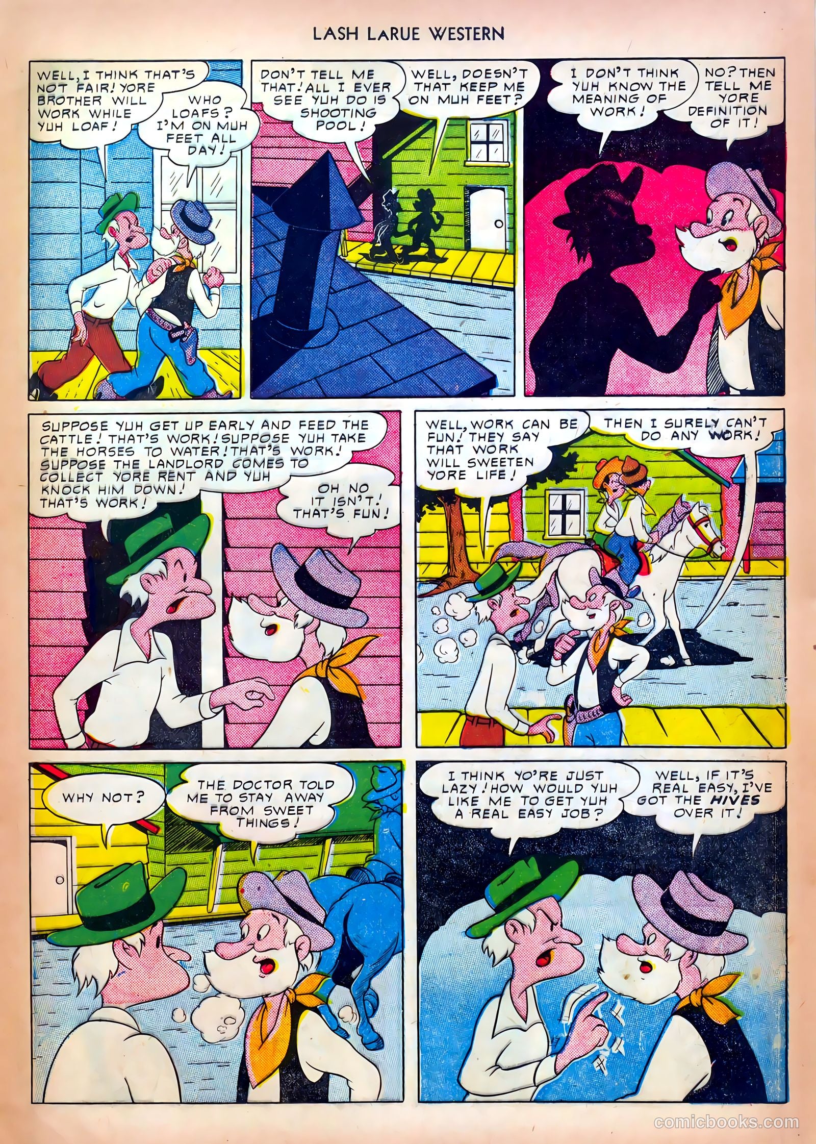 Lash LaRue Western #13 (1951) — page 13 of 36