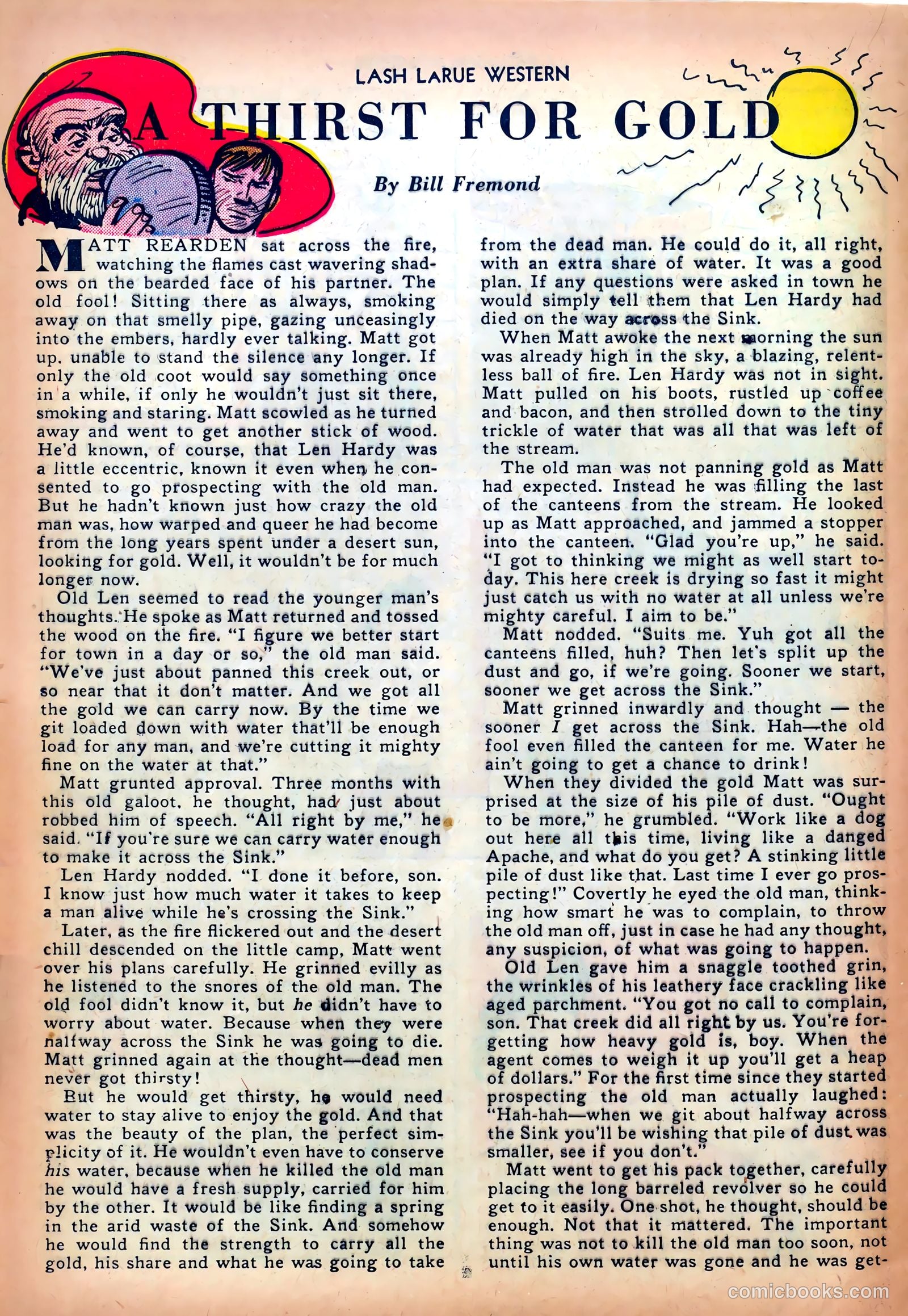 Lash LaRue Western #13 (1951) — page 16 of 36