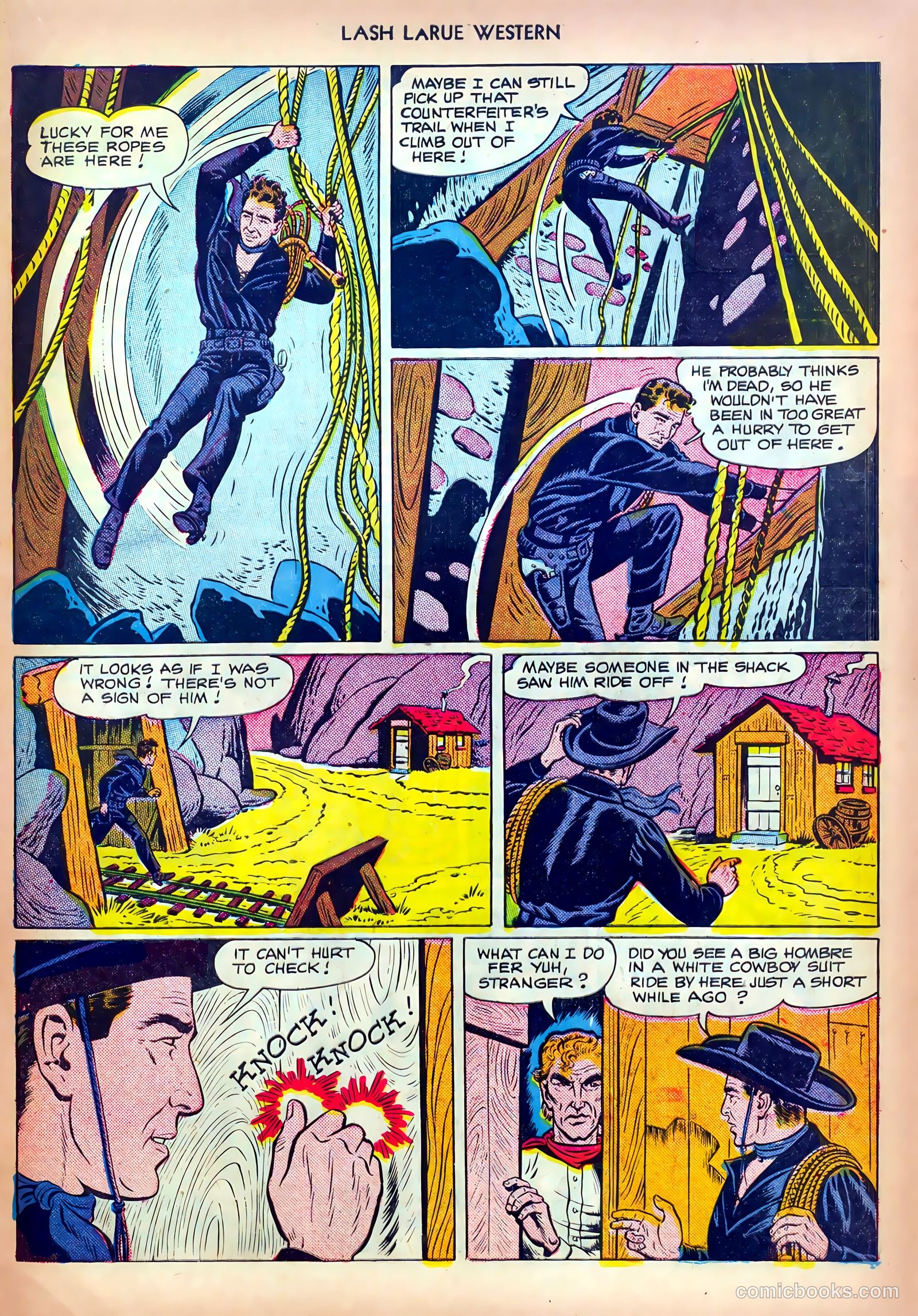 Lash LaRue Western #13 (1951) — page 19 of 36
