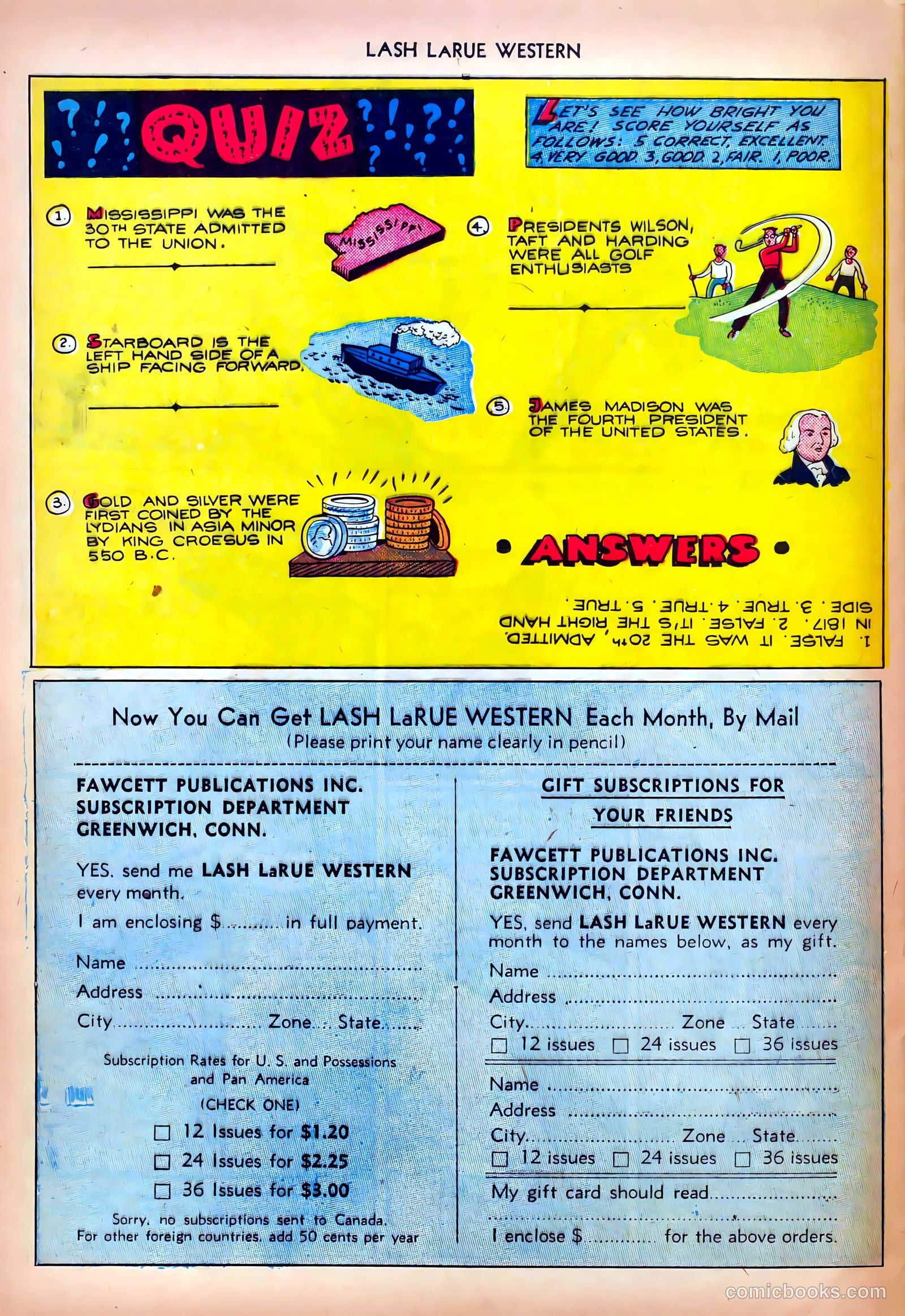 Lash LaRue Western #13 (1951) — page 24 of 36