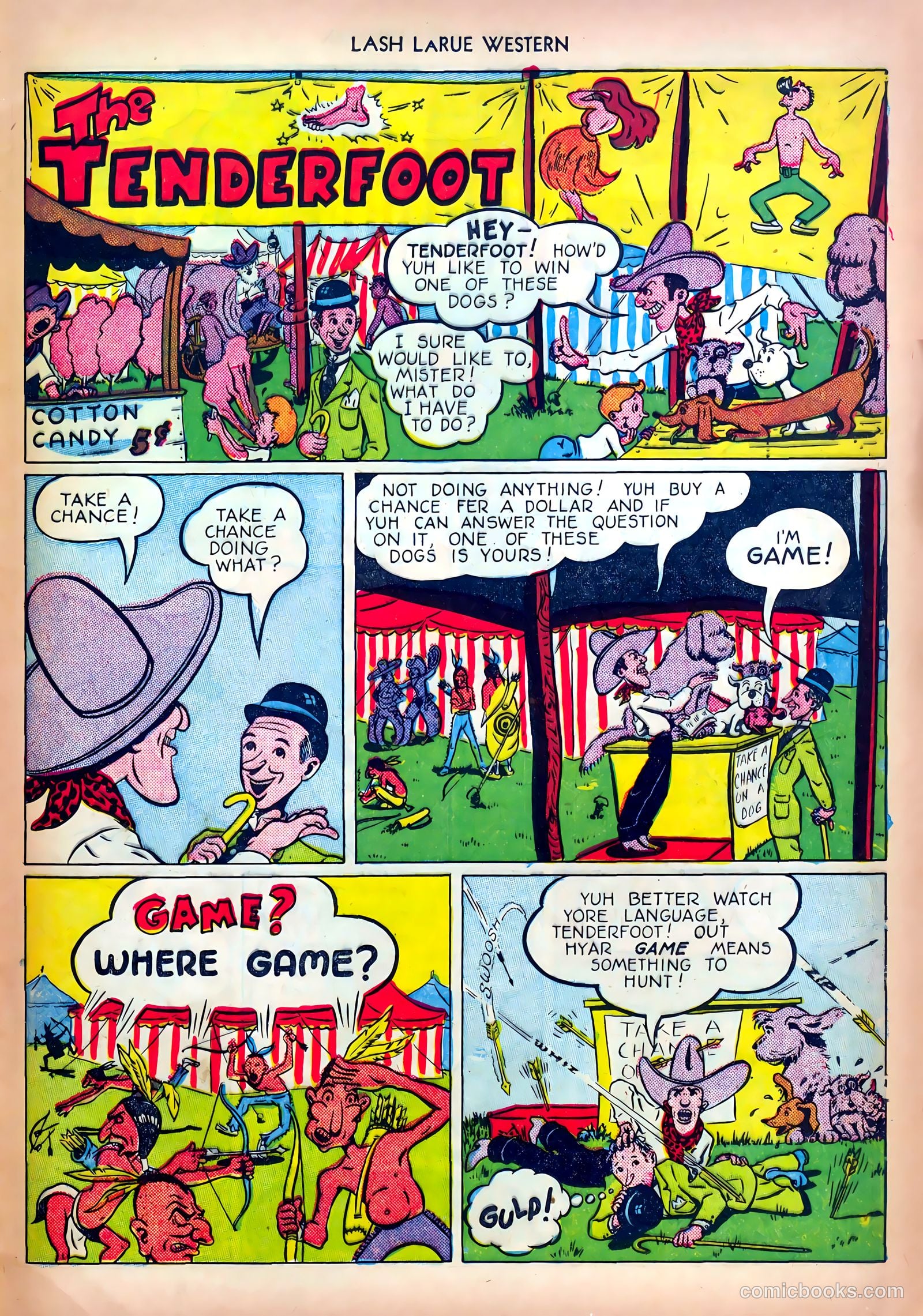 Lash LaRue Western #13 (1951) — page 25 of 36