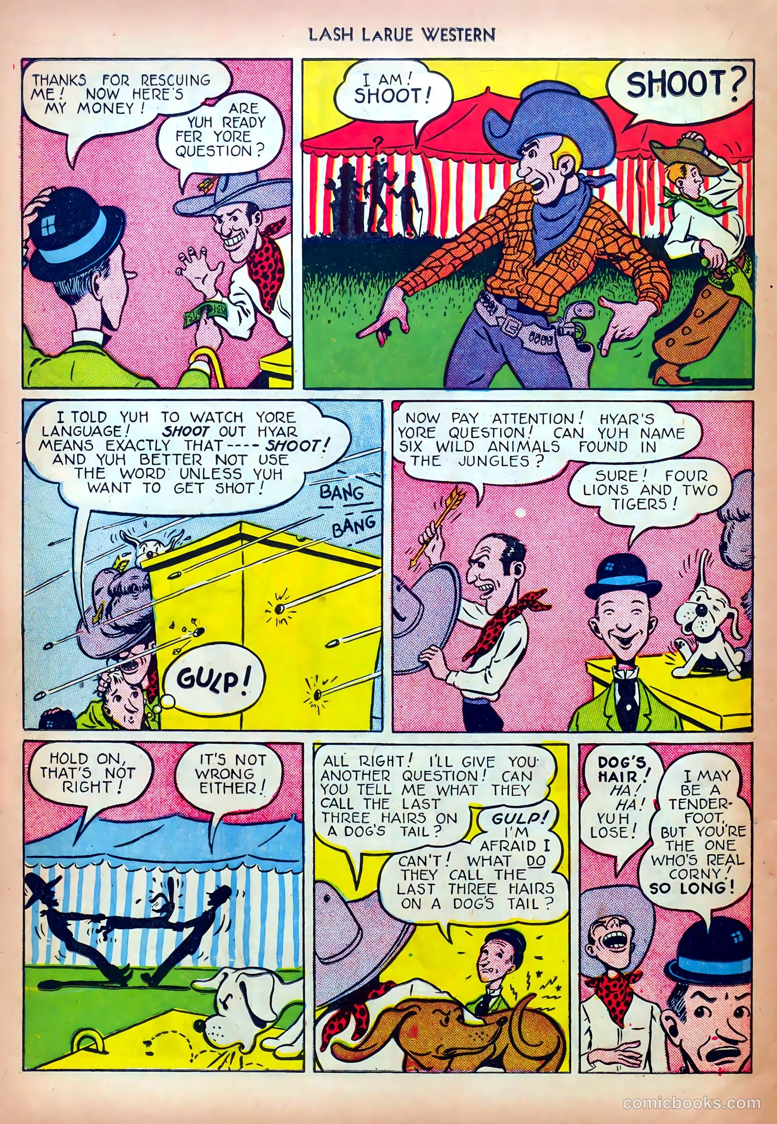 Lash LaRue Western #13 (1951) — page 26 of 36