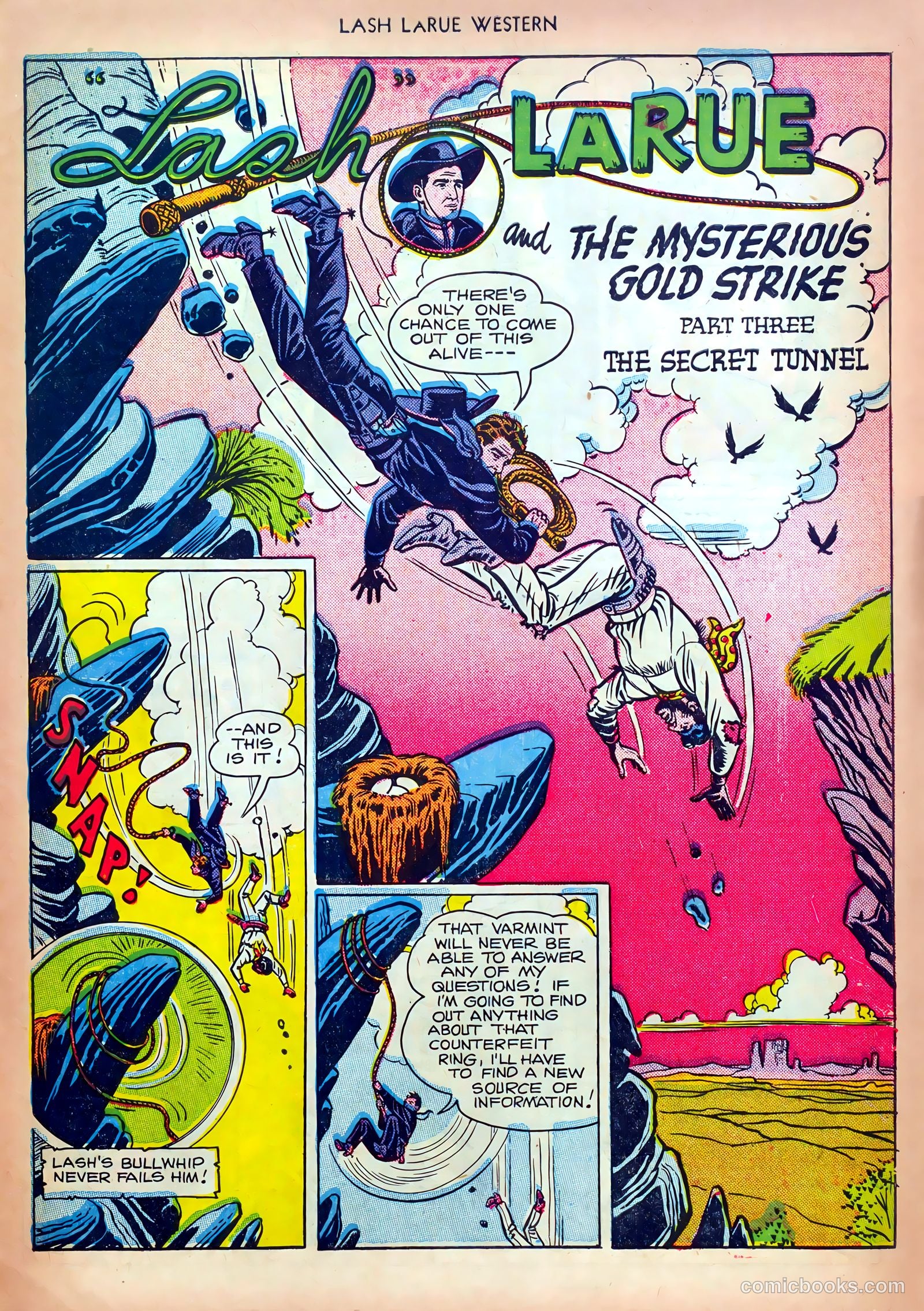 Lash LaRue Western #13 (1951) — page 27 of 36