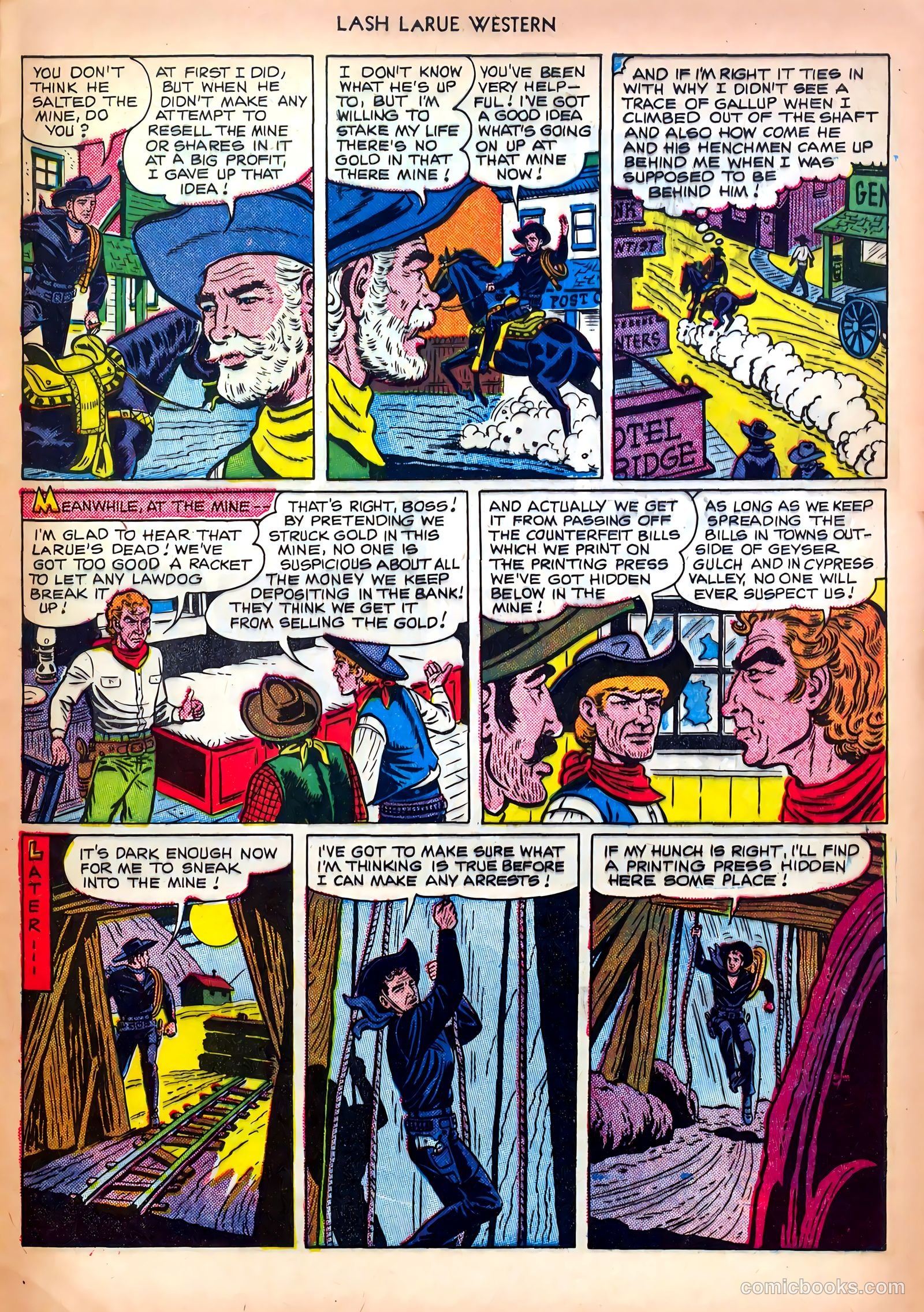 Lash LaRue Western #13 (1951) — page 29 of 36