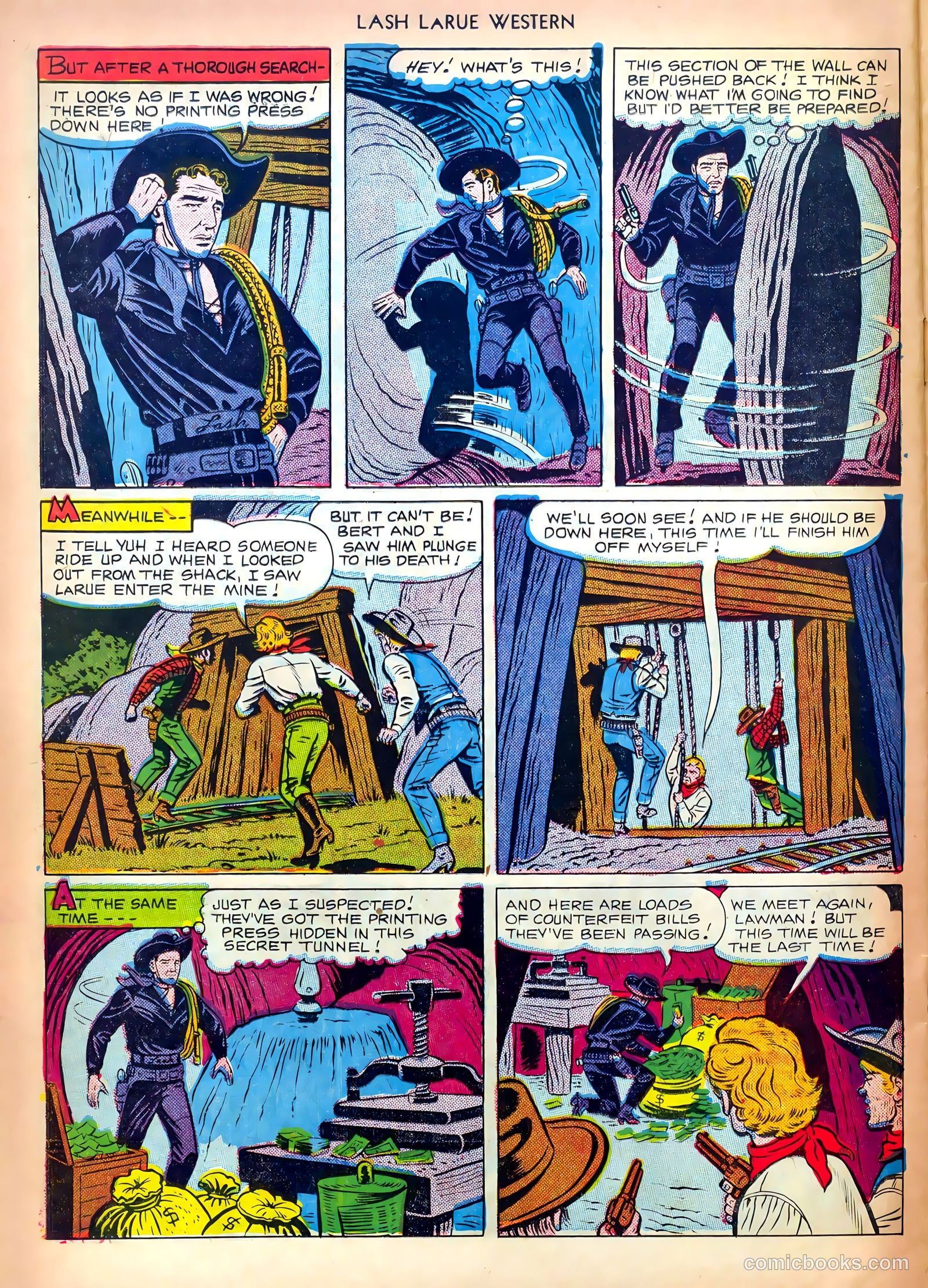 Lash LaRue Western #13 (1951) — page 30 of 36