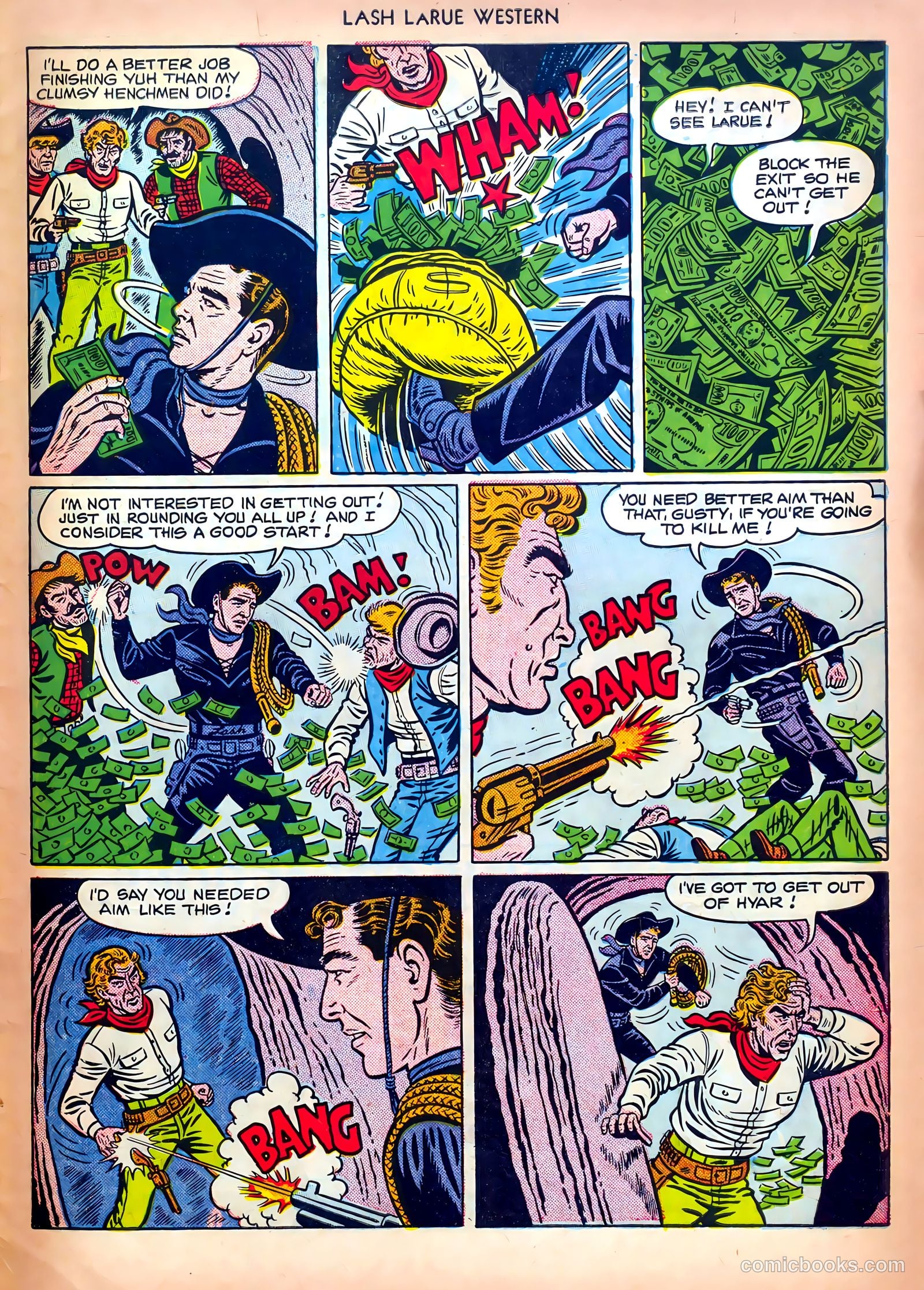 Lash LaRue Western #13 (1951) — page 31 of 36
