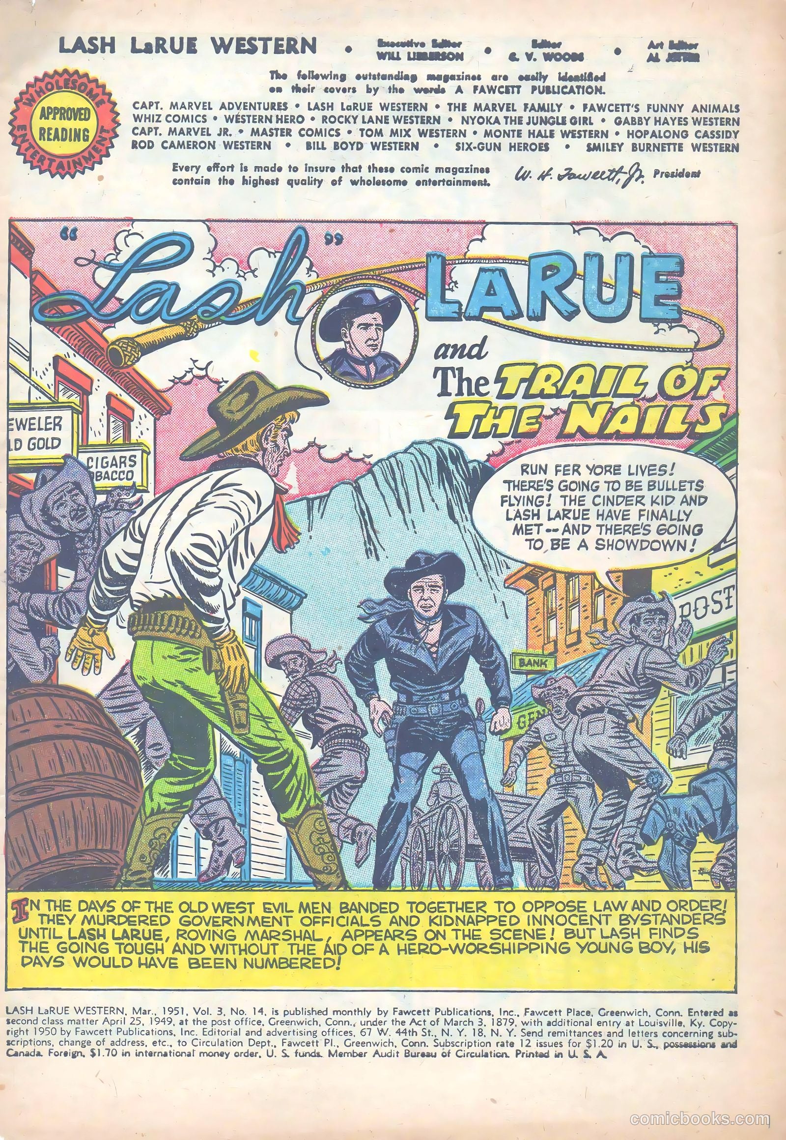 Lash LaRue Western #14 (1951) — page 4 of 53