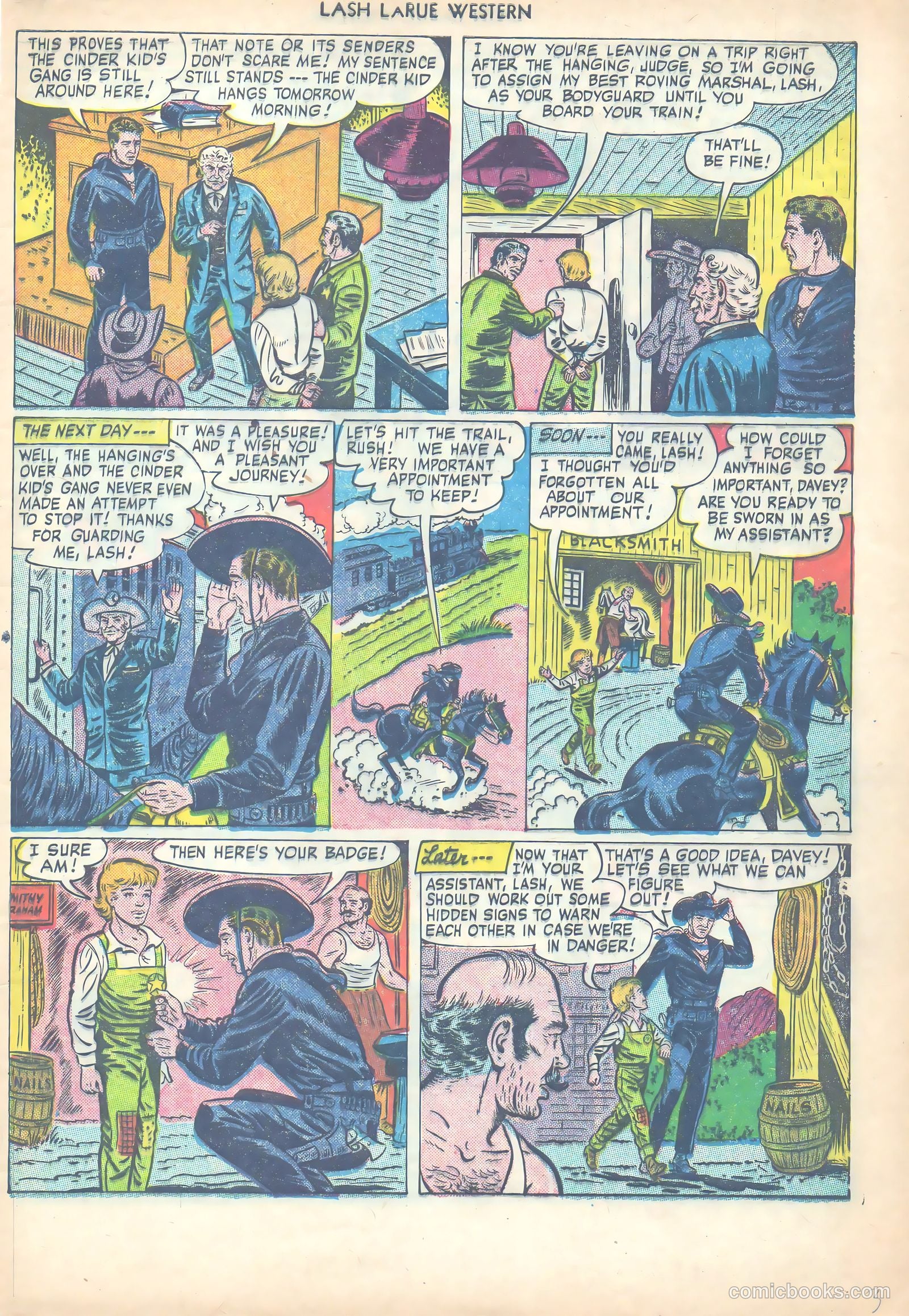 Lash LaRue Western #14 (1951) — page 6 of 53