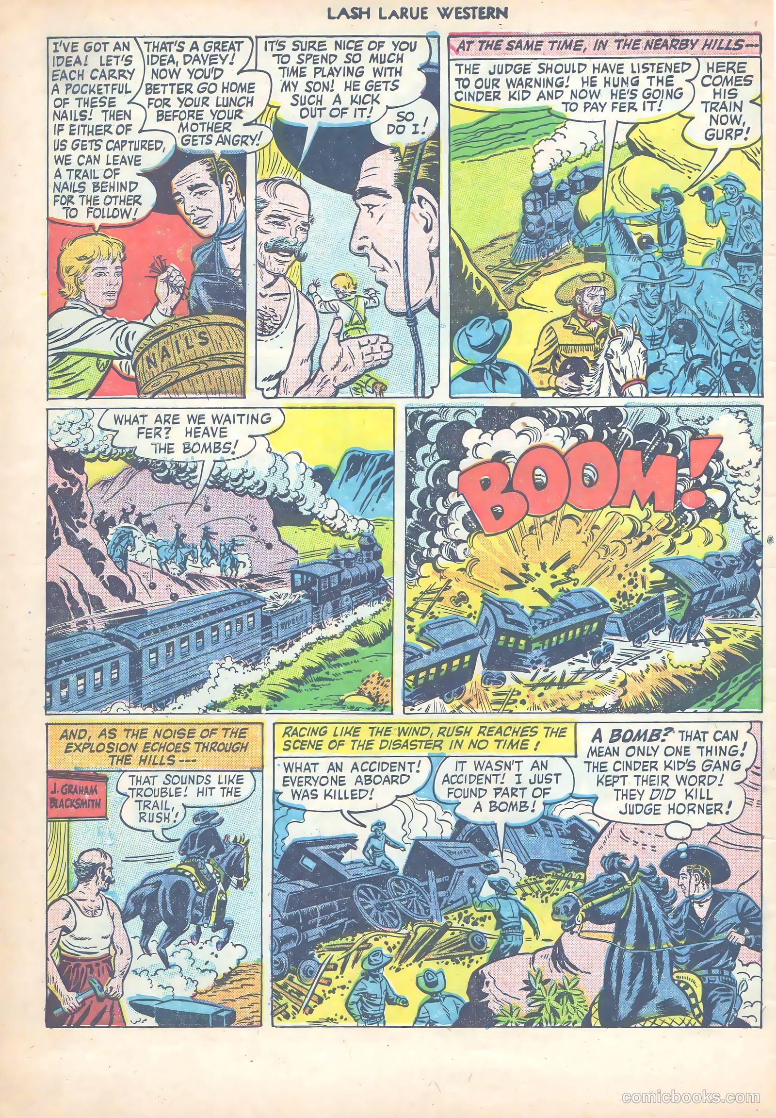 Lash LaRue Western #14 (1951) — page 7 of 53