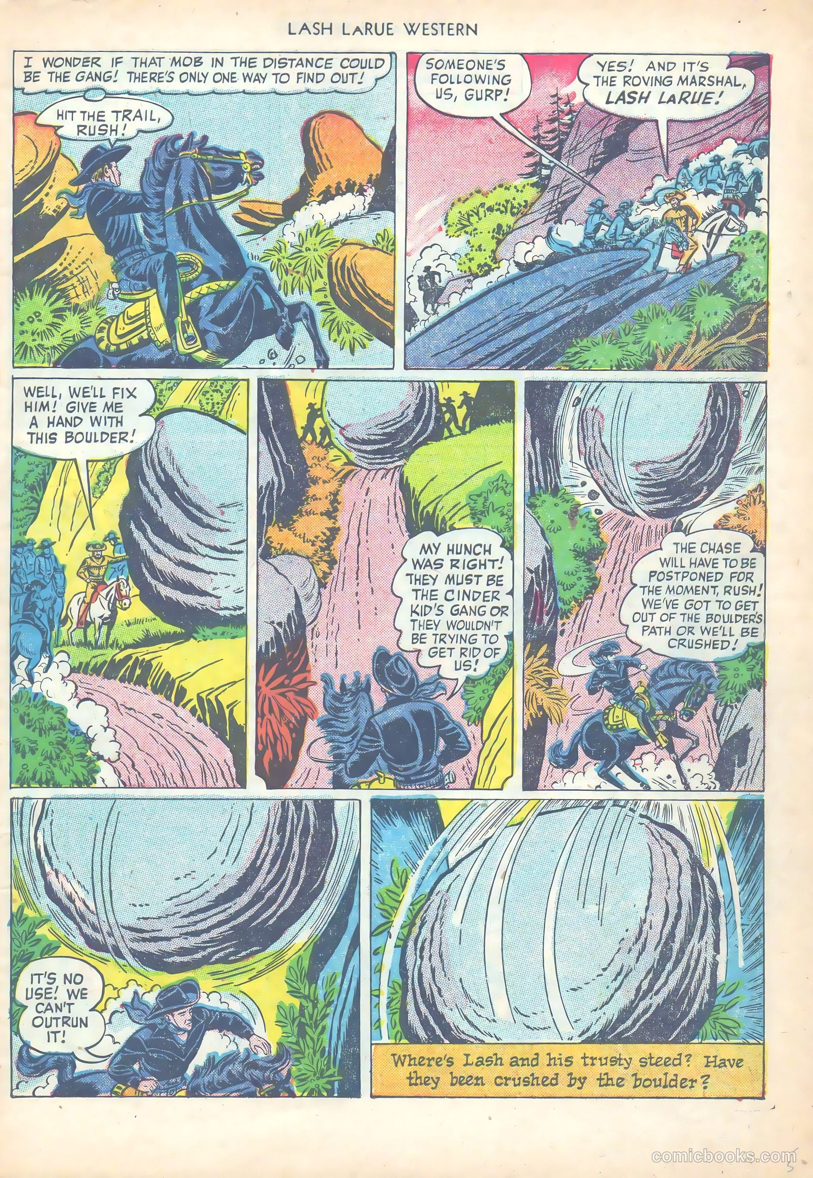 Lash LaRue Western #14 (1951) — page 8 of 53