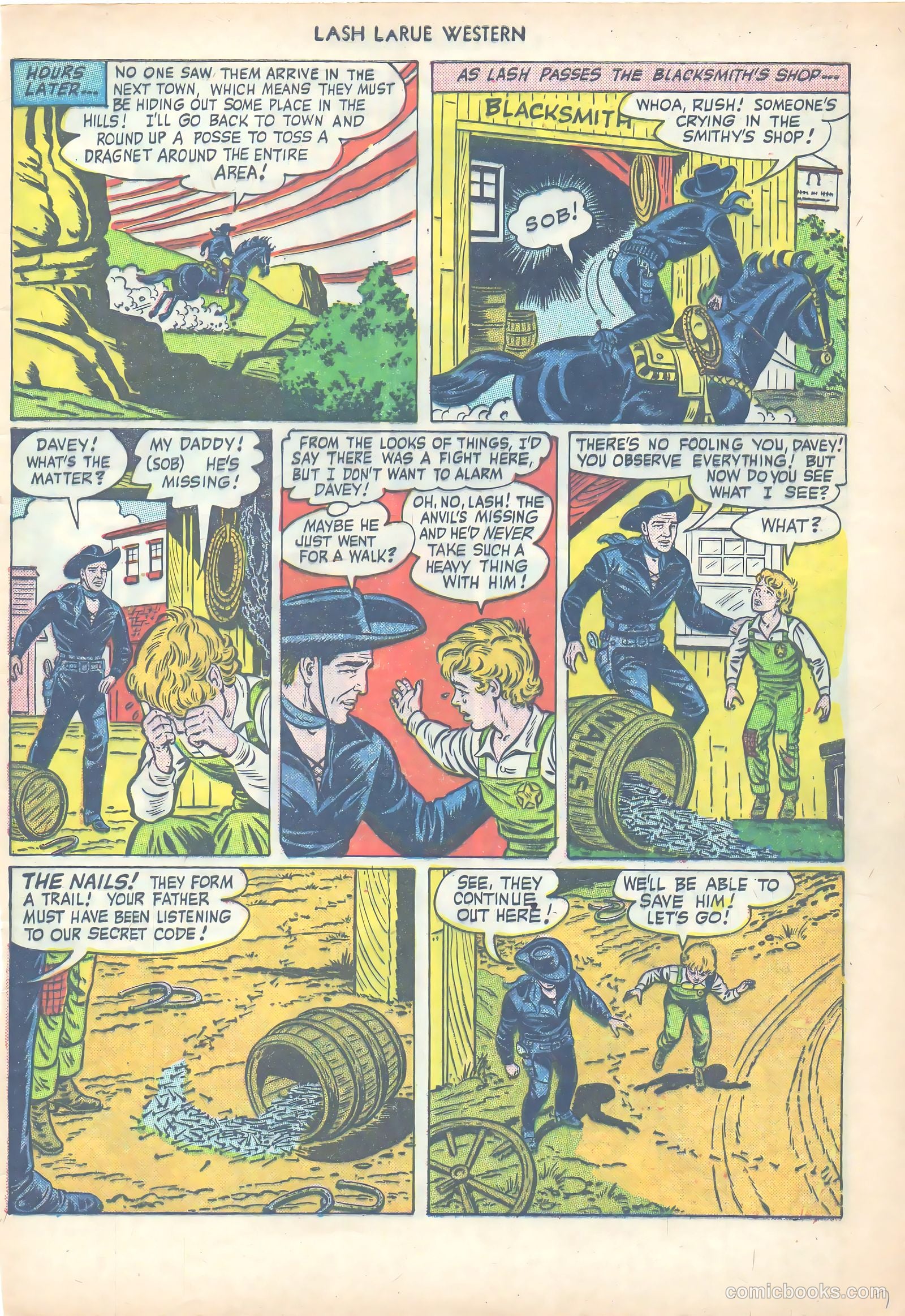 Lash LaRue Western #14 (1951) — page 10 of 53