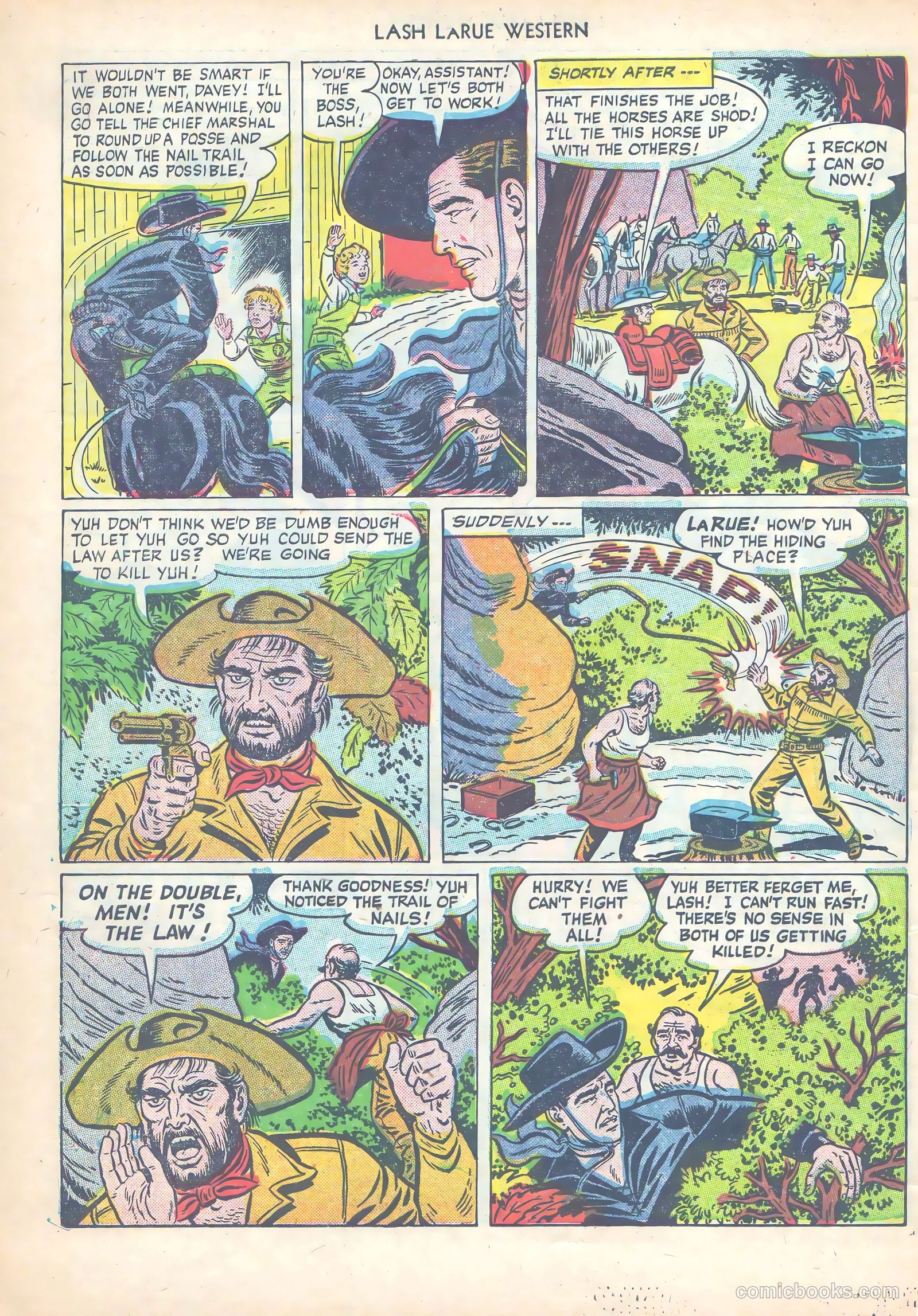 Lash LaRue Western #14 (1951) — page 11 of 53