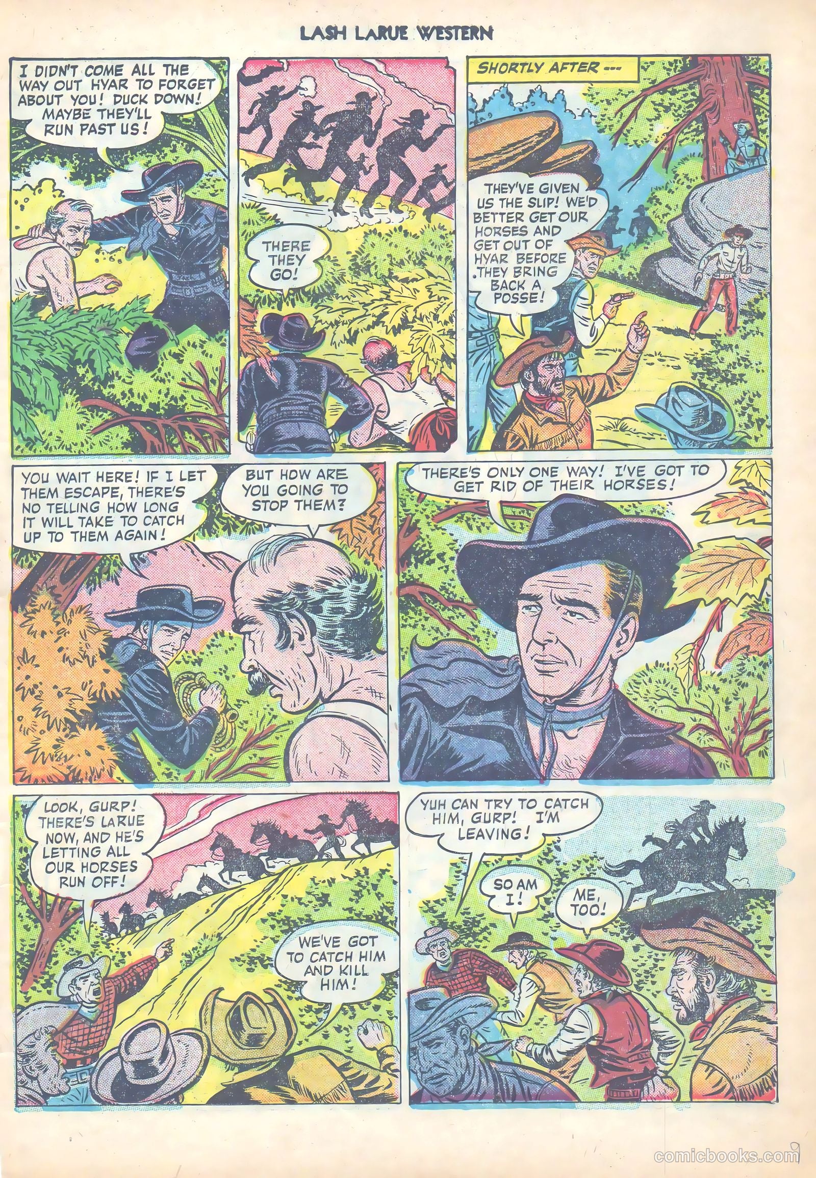 Lash LaRue Western #14 (1951) — page 12 of 53