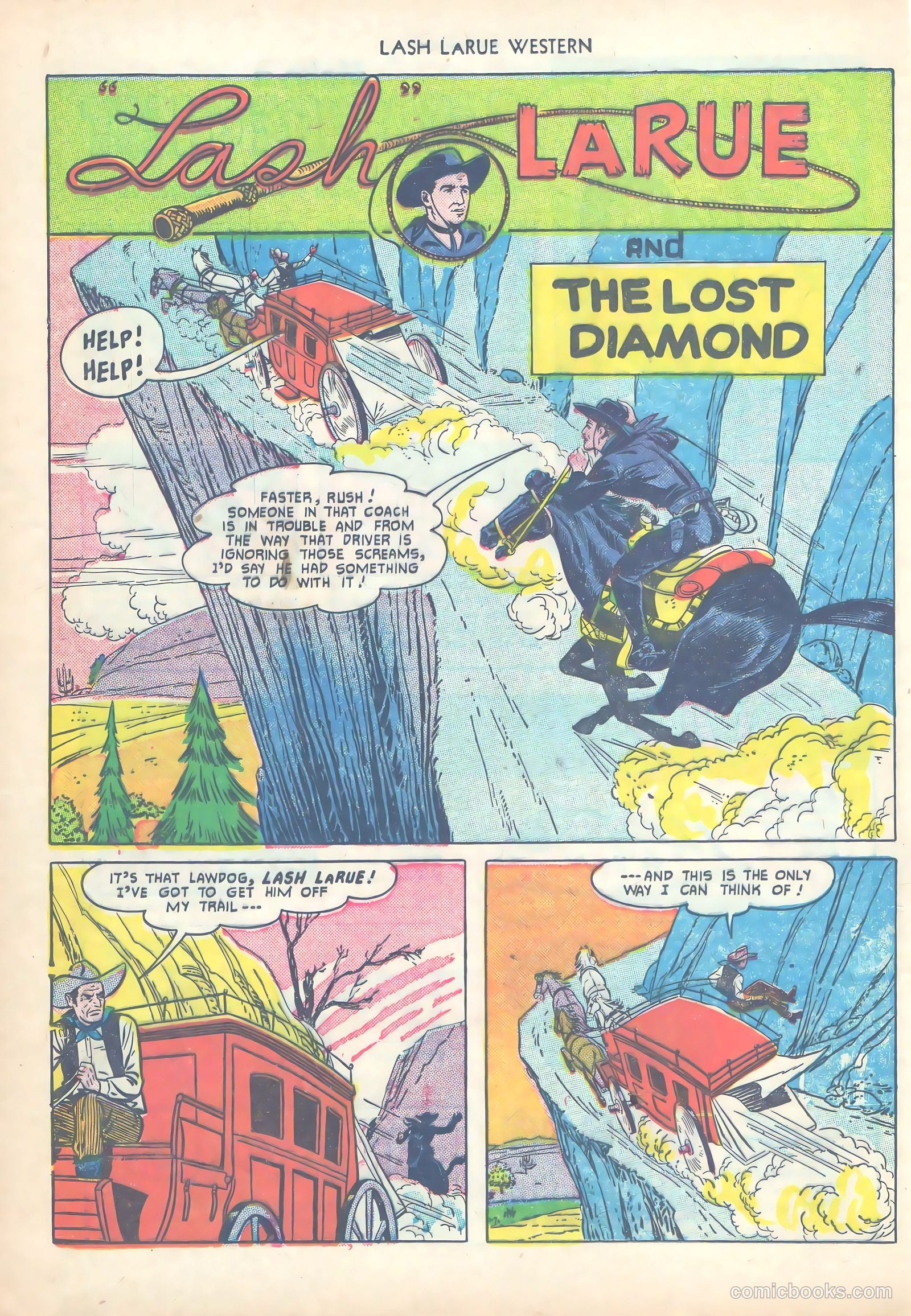 Lash LaRue Western #14 (1951) — page 17 of 53